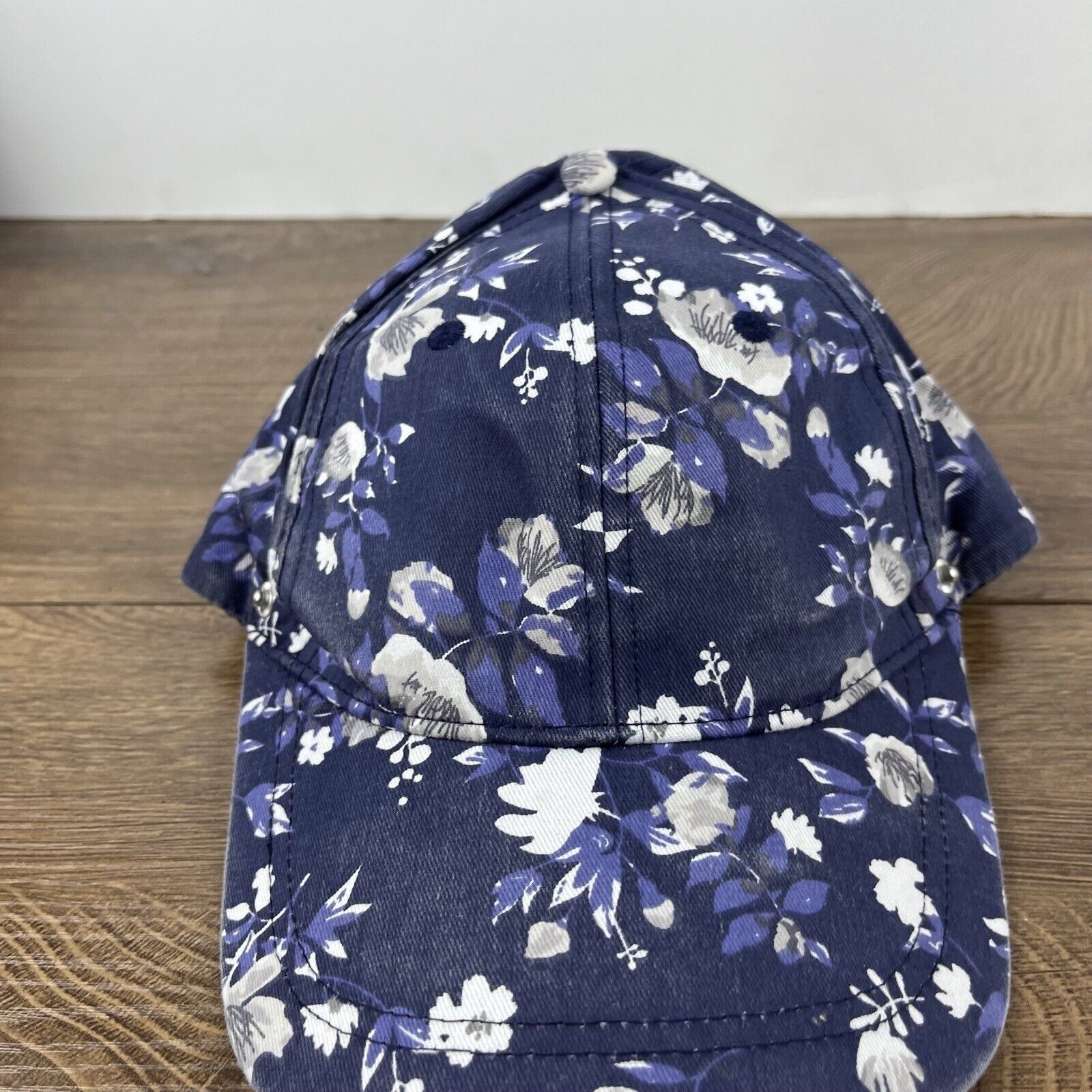 Other Flower Hat Flower Baseball Hat Blue Adjustable Hat Blue Adul Size ONE SIZE - 7 Thumbnail