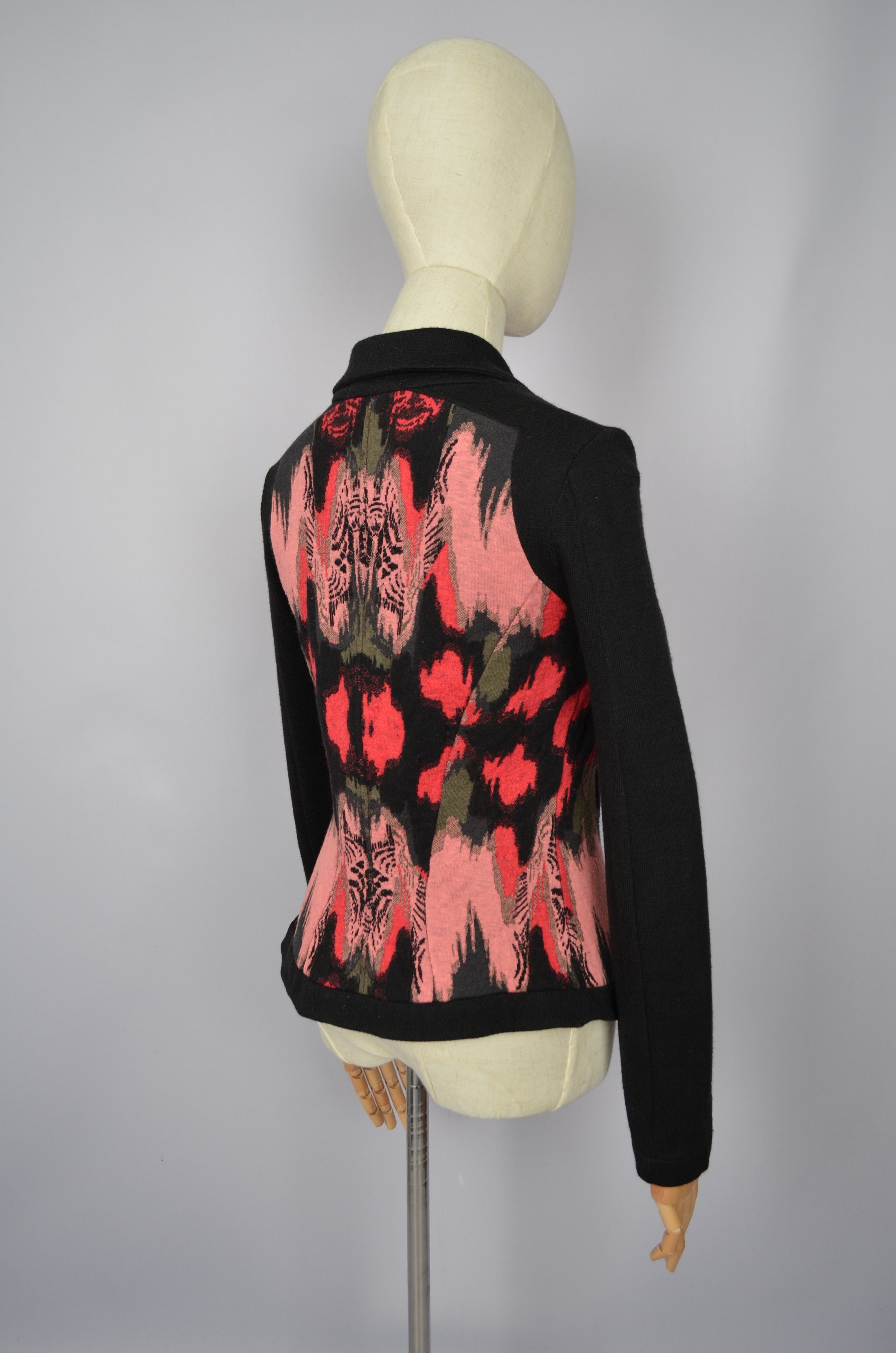 Aldo × Designer Aldomartins Multicolored Patterned Cardigan Sweater US4/UK8 Size S / US 4 / IT 40 - 12 Thumbnail