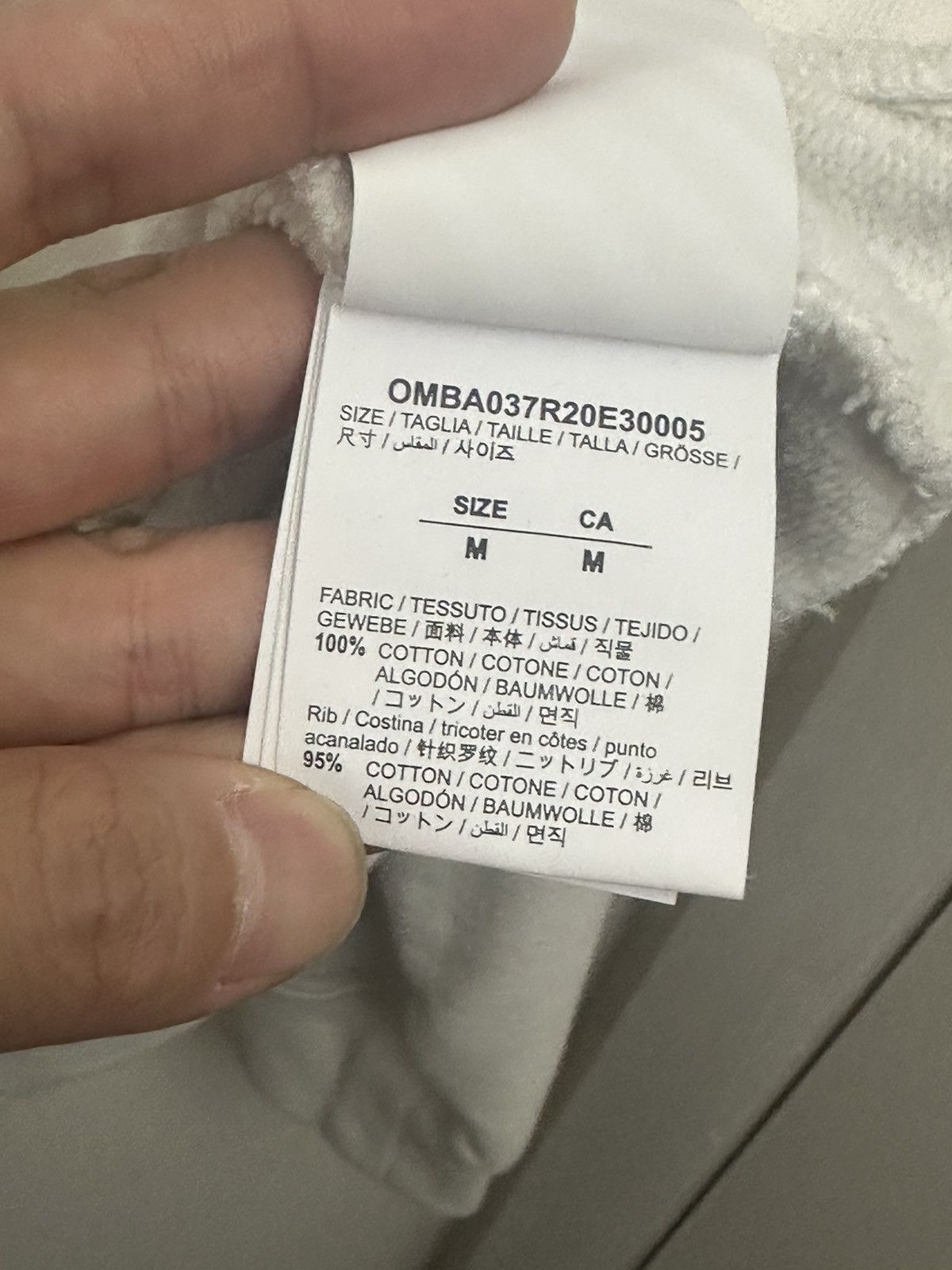 Off-White Off White fibonacci print white oversized sweatshirt sz M Size US M / EU 48-50 / 2 - 5 Thumbnail
