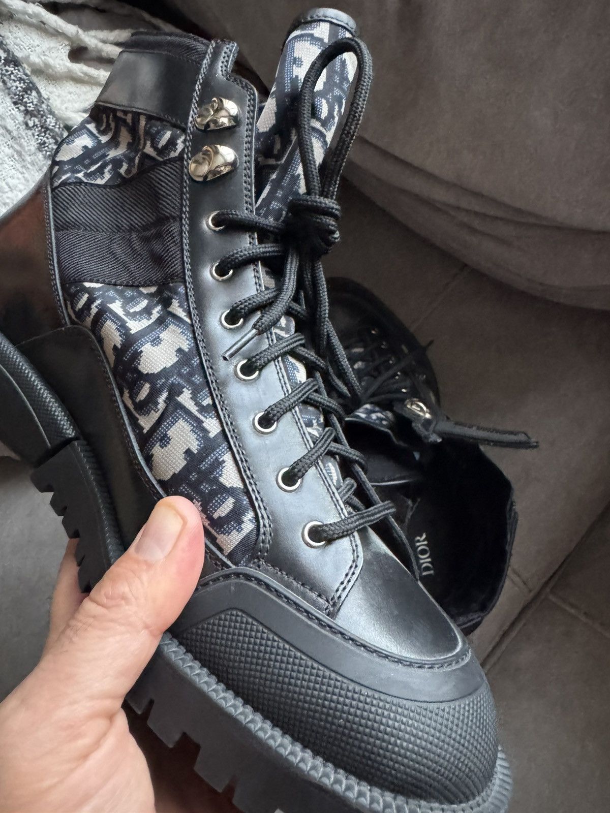 Dior DIOR OBLIQUE boots sz42 study all photos and description plz Size US 9 / EU 42 - 23 Thumbnail