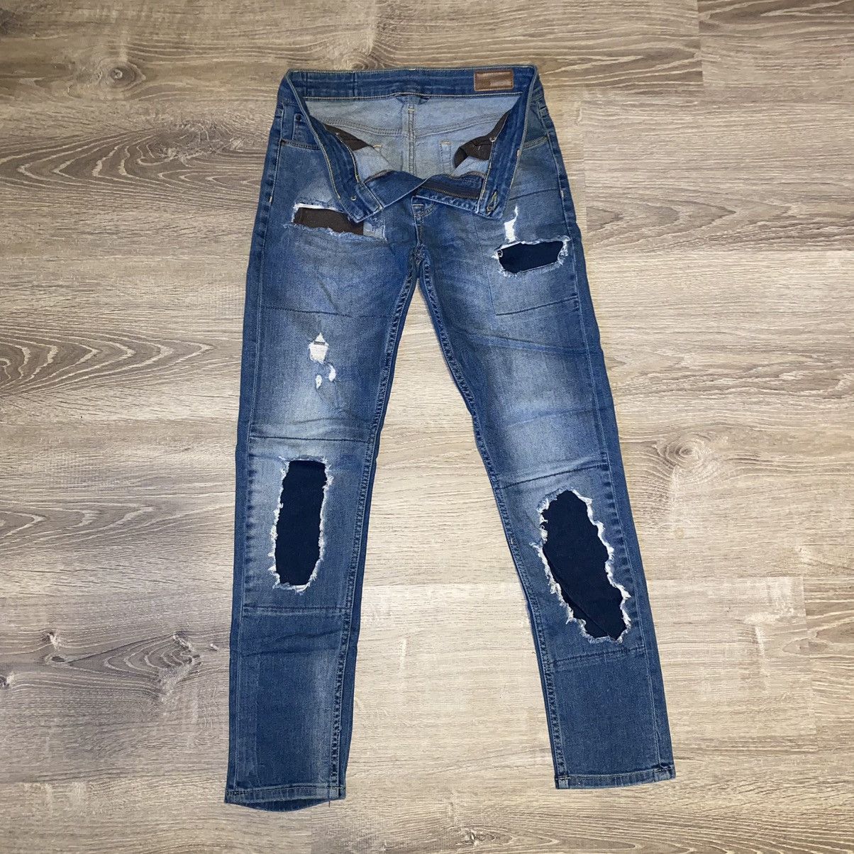 Asos ASOS Skinny Jeans In Mid Wash Size US 30 / EU 46 - 2 Thumbnail