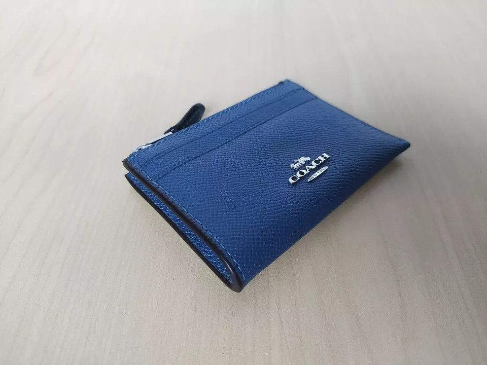 Coach Coach Women's Cross grain Leather Key Ring Pouch T-0012 Size ONE SIZE - 4 Thumbnail
