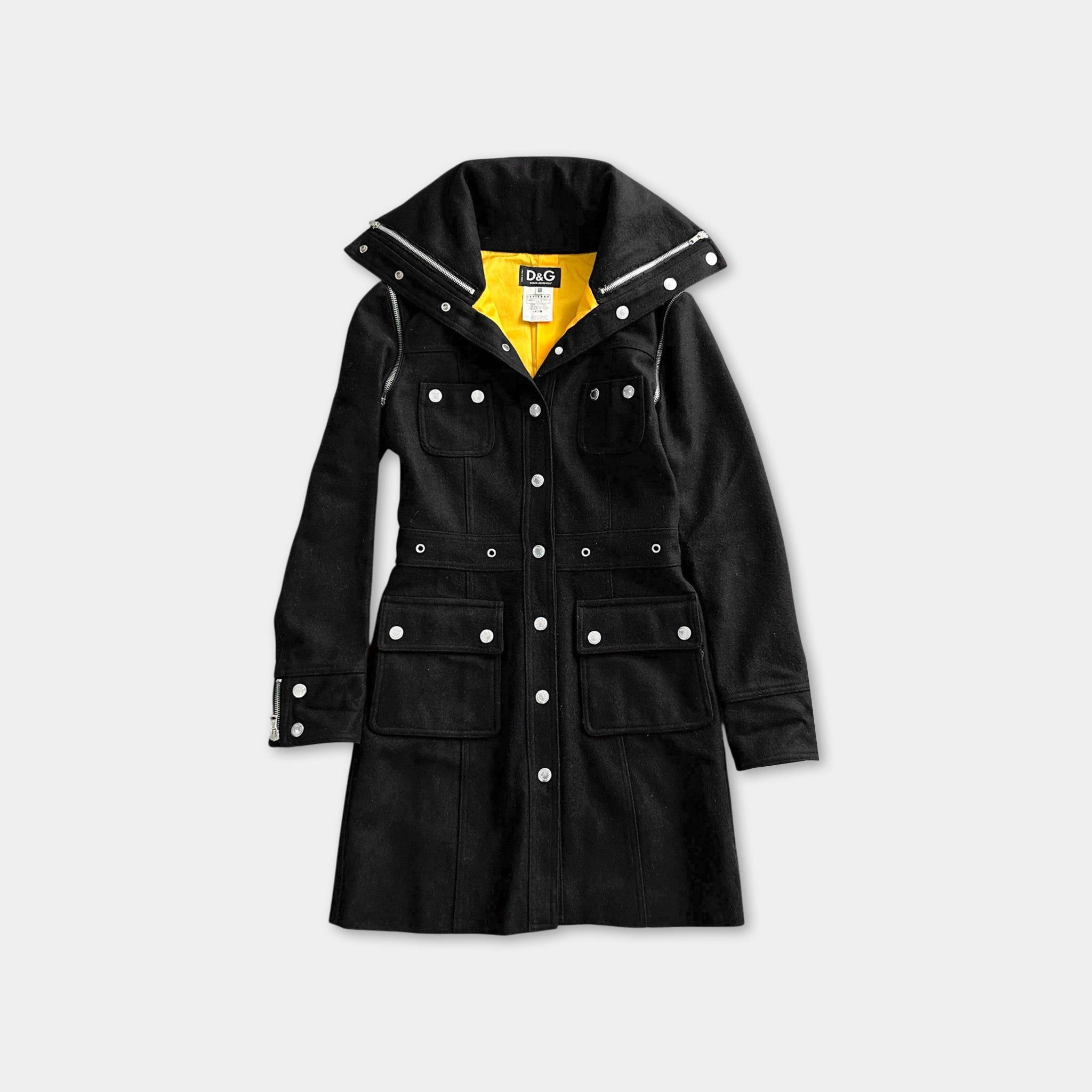 Dolce & Gabbana Dolce & Gabbana Detachable Sleeves Parka Green Size S / US 4 / IT 40 - 1 Thumbnail