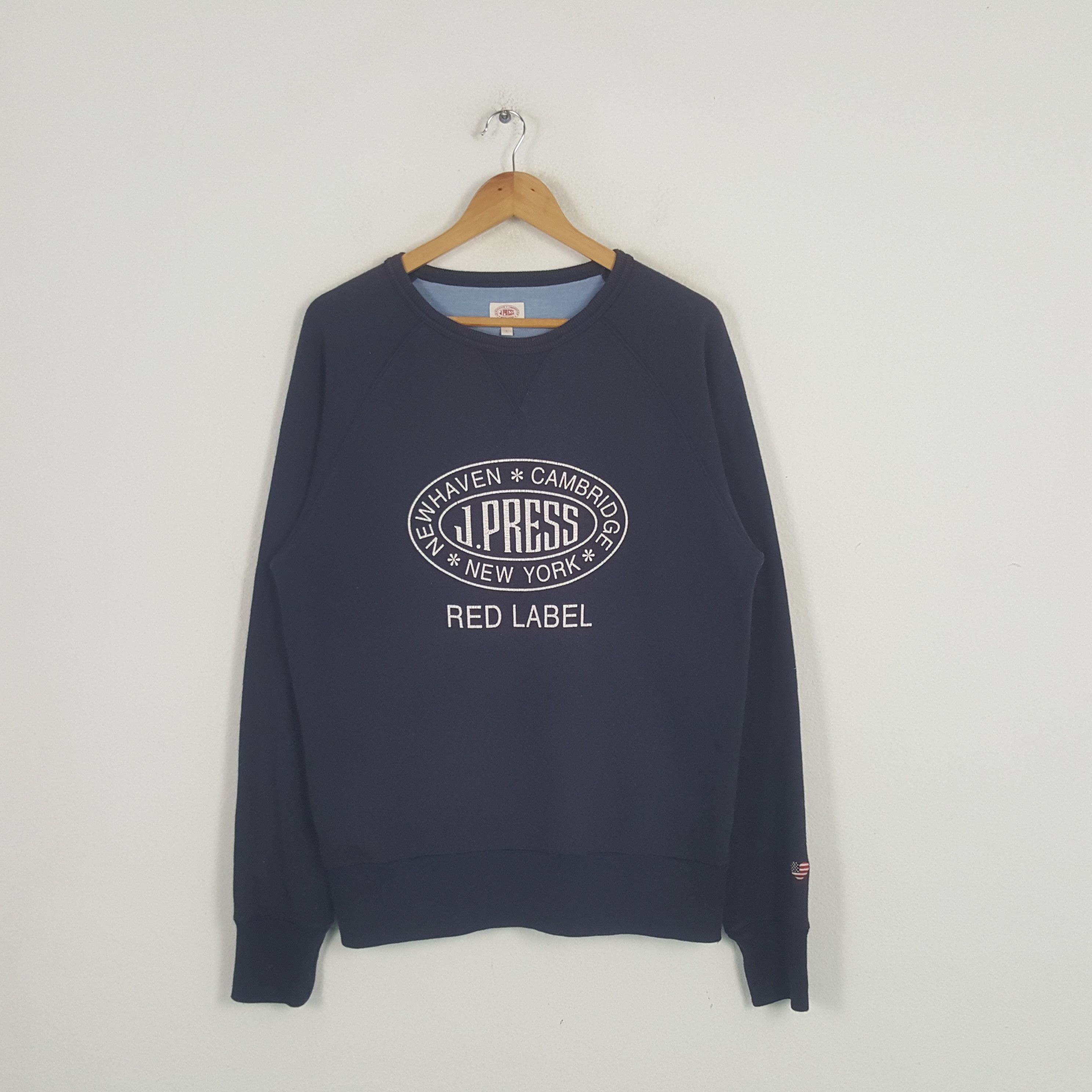 J. Press × Japanese Brand × Vintage Vintage J. Press Red Label Japanese Brand Sweatshirt Size US M / EU 48-50 / 2 - 1 Thumbnail