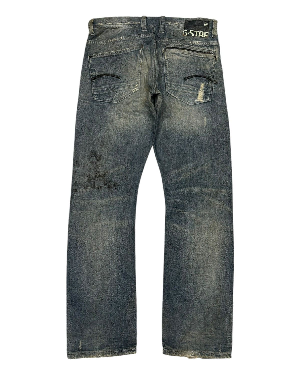 G-Star 🔥G-STAR RAW HOMELESS DISTRESSED DENIM UNDERCOVER STYLE Size US 35 - 8 Thumbnail