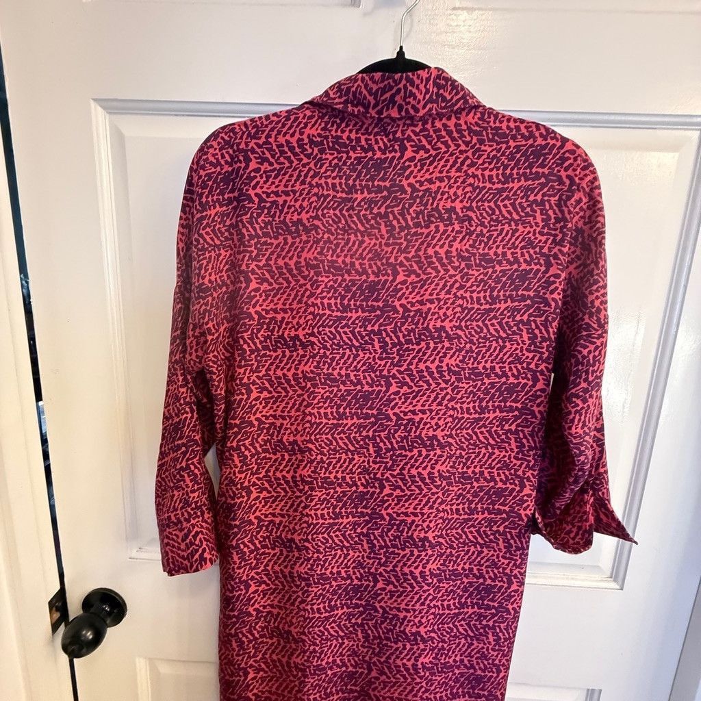 Corey Lynn Calter Women's corey lynn calter silk Dress 4 Red Purple Size S / US 4 / IT 40 - 11 Thumbnail