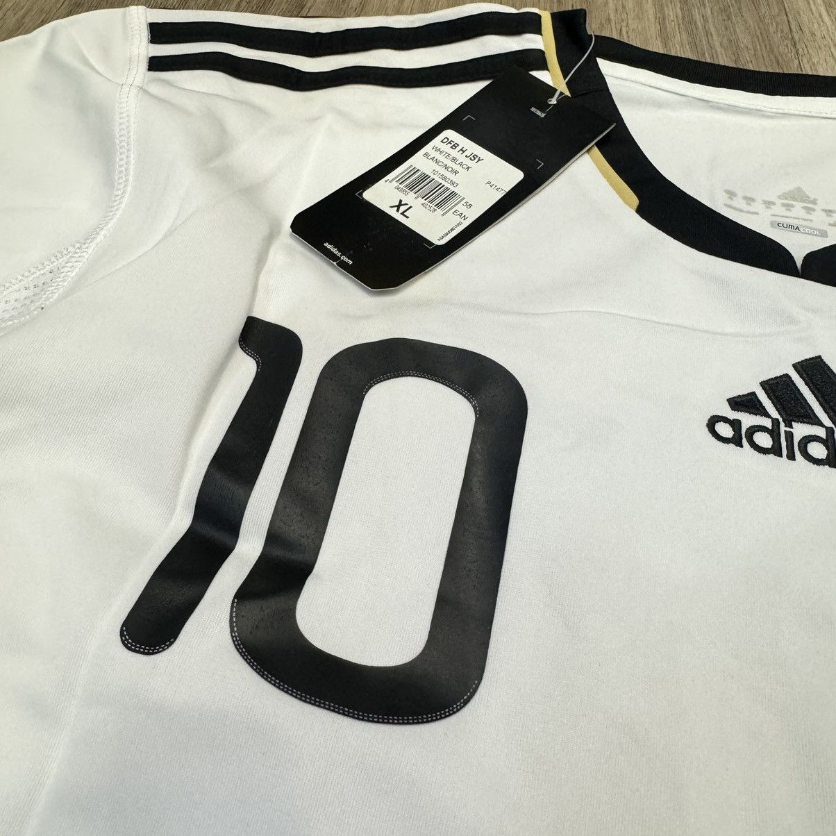Adidas Germany world cup 2010 home shirt #10 Podolski (bnwt) Size US XL / EU 56 / 4 - 3 Thumbnail