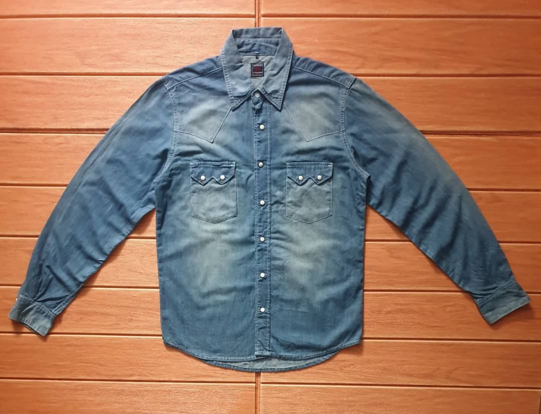 URBAN RESEARCH DOORS Urban research doors blue colour Western Shirt Size US M / EU 48-50 / 2 - 1 Thumbnail