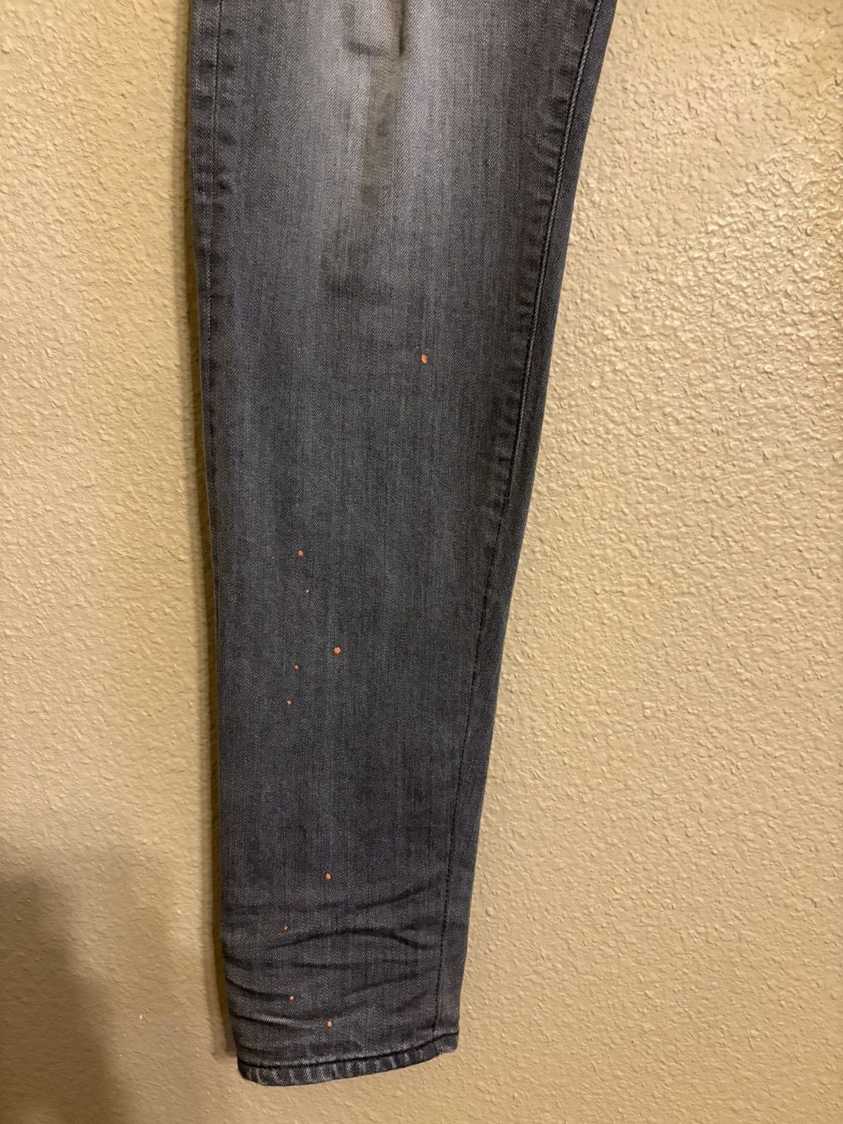 John Elliott John Elliott The Cast 2 Slim Graphite Repaired Jeans Size US 34 / EU 50 - 8 Thumbnail