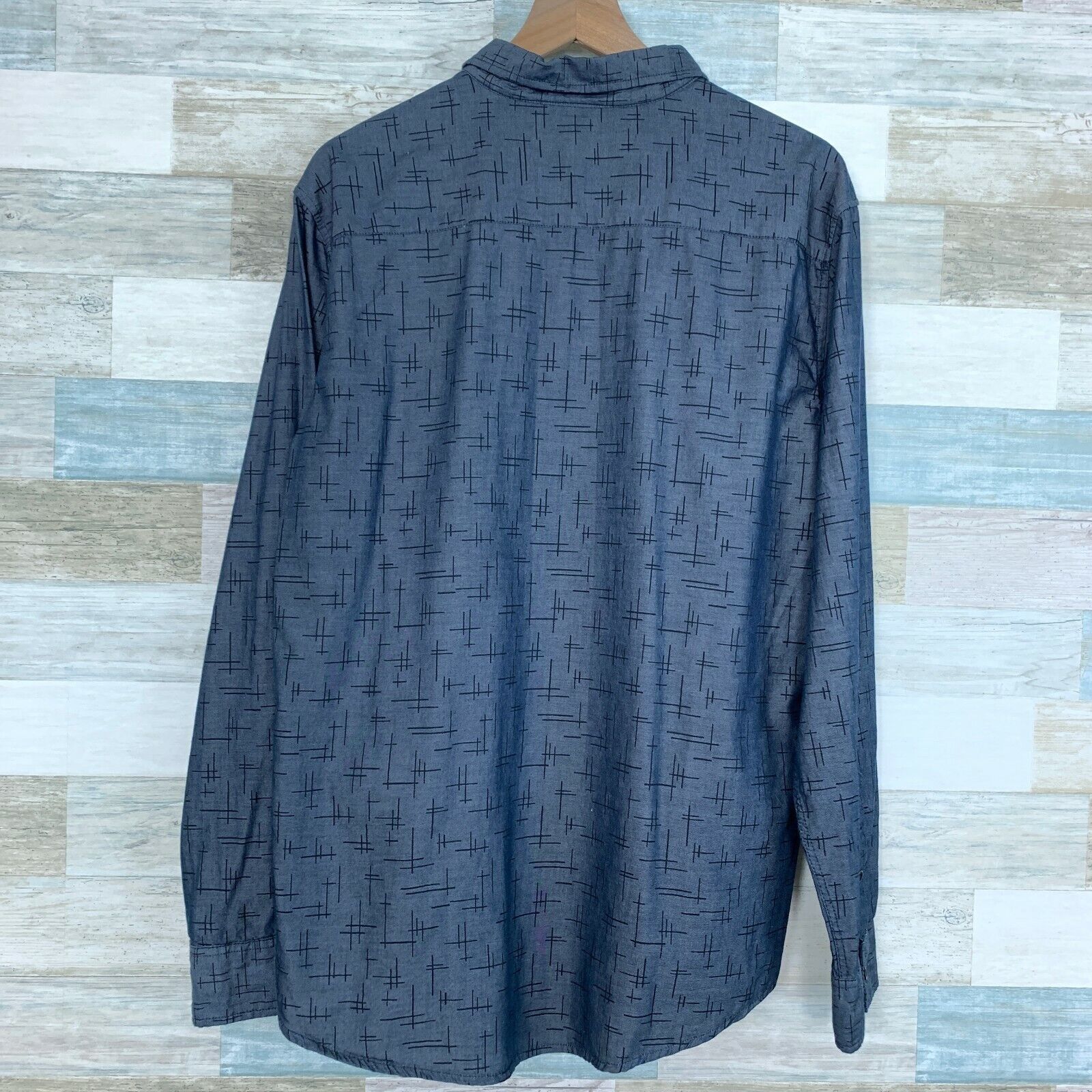 Ocean Current Ocean Current Chambray Printed Shirt Blue Button Front XL Size US XL / EU 56 / 4 - 5 Thumbnail