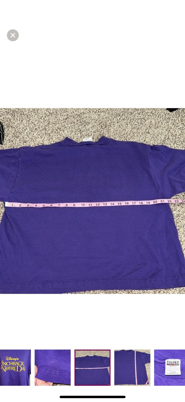 Tultex Disney Tultex xl vintage hunchback of notre dame tee Size XL / US 12-14 / IT 48-50 - 5 Thumbnail