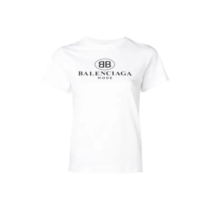 Balenciaga Balenciaga Logo Print T-Shirt for Women 0079-2507 Size XS / US 0-2 / IT 36-38 - 1 Thumbnail