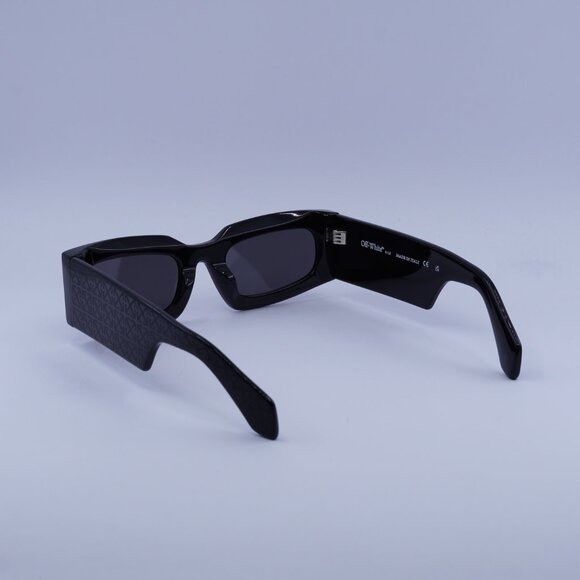 Off-White Off-White OERI141 CARY 1007 Sunglasses Black Rectangle Frame Size ONE SIZE - 5 Thumbnail