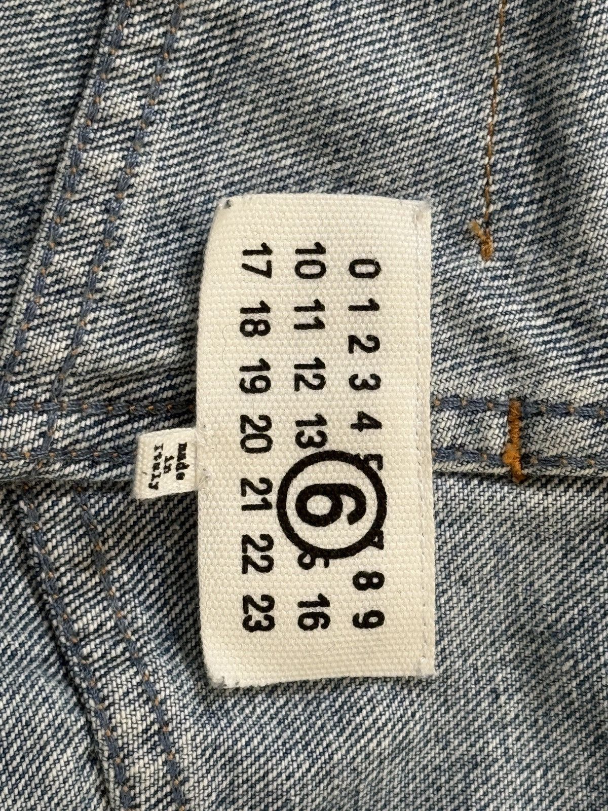 MM6 MM6 Maison Margiela Blue Denim Raw Jeans Size 27" / US 4 / IT 40 - 4 Thumbnail
