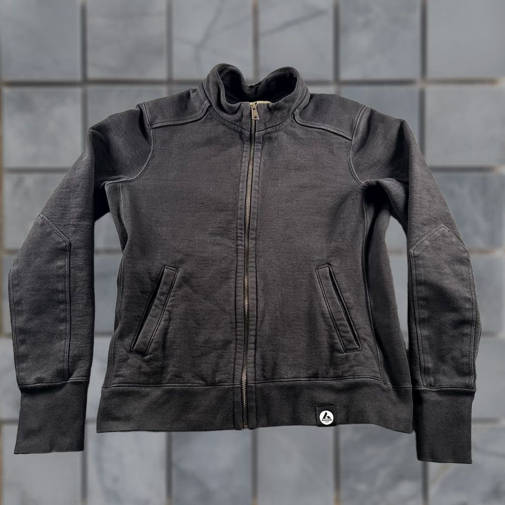 Vintage VINTAGE American Giant Jacket Womens M Black Full Zip Cotton Sweatshirt Heavyweight Size M / US 6-8 / IT 42-44 - 1 Thumbnail