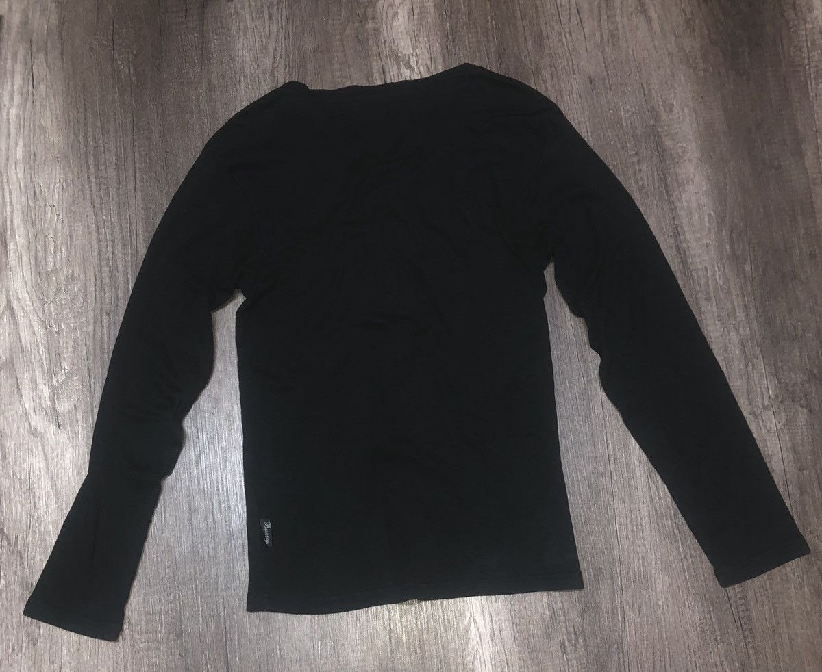 Japanese Brand Bernings Sho Black Label V Stitch Long Sleeve Tee Shirt Size US M / EU 48-50 / 2 - 24 Thumbnail