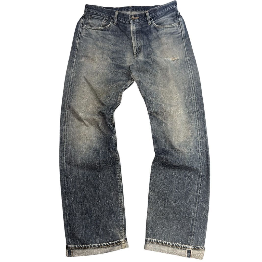 Kapital 🇯🇵 Vintage Selvedge 90s Edwin 505zx Faded Aging Denim Size US 34 / EU 50 - 1 Thumbnail