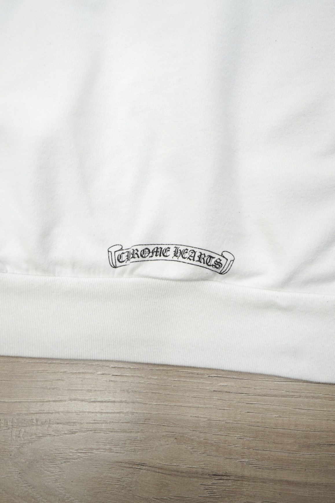 Chrome Hearts Chrome Hearts Vertical Logo White Hoodie Size US XL / EU 56 / 4 - 6 Thumbnail