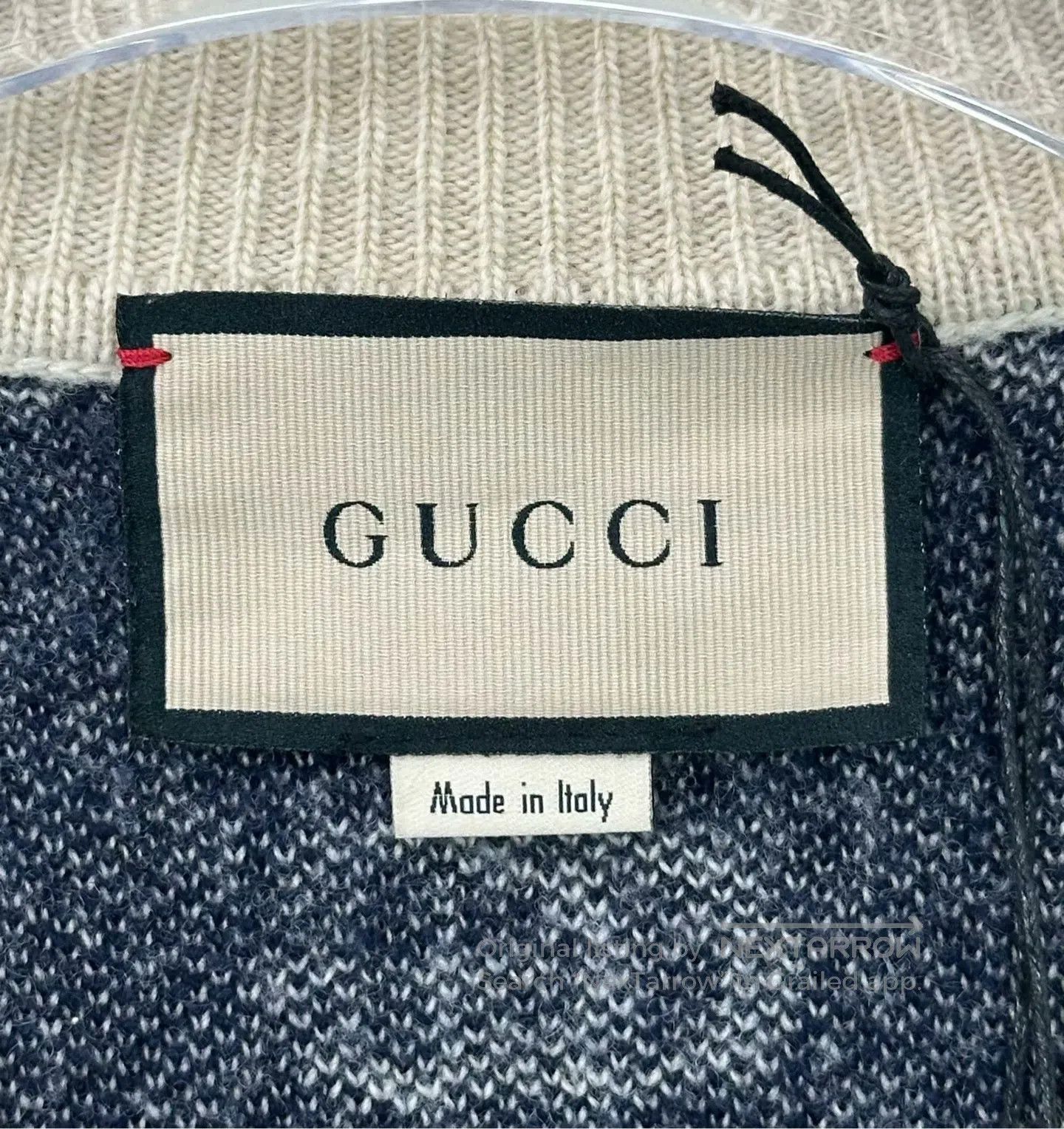 Gucci Guicci Dark blue double G full print logo wool knitted car Size XXS / US 00 / IT 34 - 3 Thumbnail
