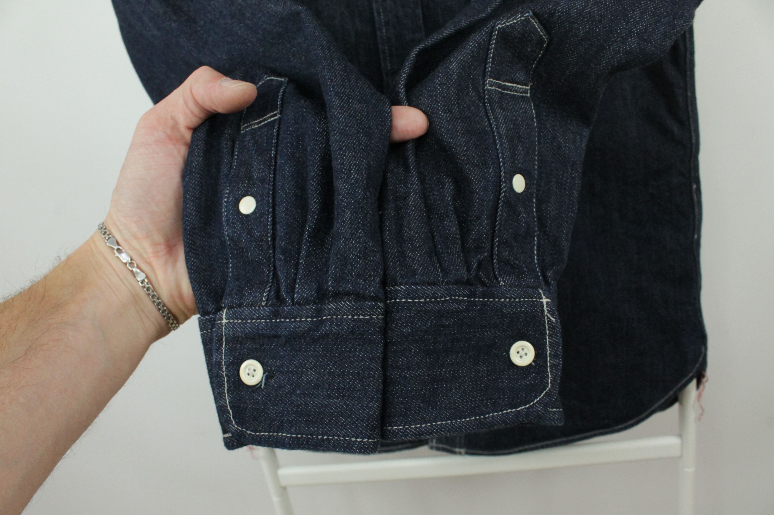 Pherrow's Pherrow's 25th Anniversary Raw Denim Shirt made in Japan Size US M / EU 48-50 / 2 - 5 Thumbnail