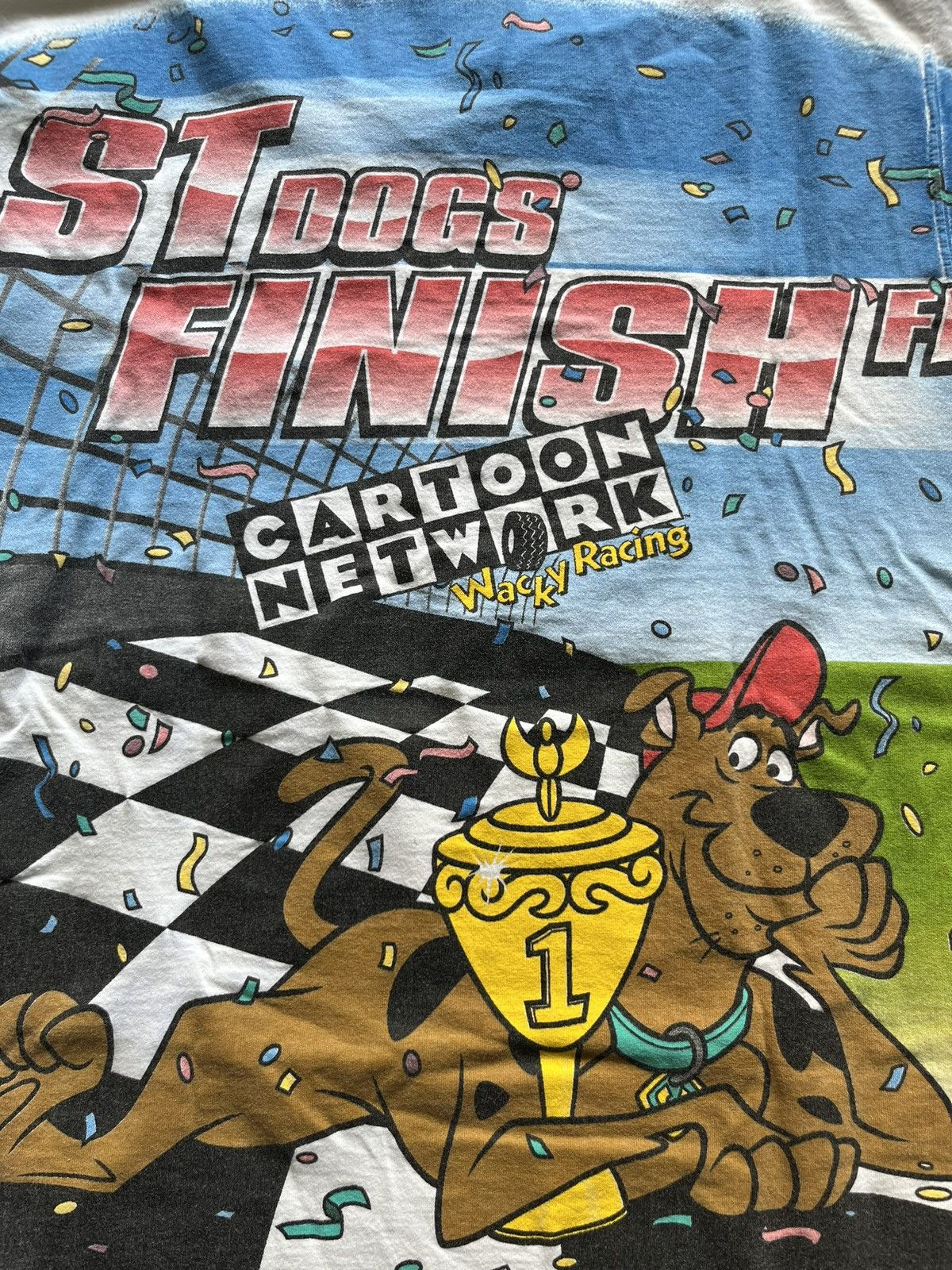 Cartoon Network × Fruit Of The Loom × Vintage Vintage 2002 Scooby-Doo Wacky Racing Cartoon Tee Size US M / EU 48-50 / 2 - 6 Thumbnail