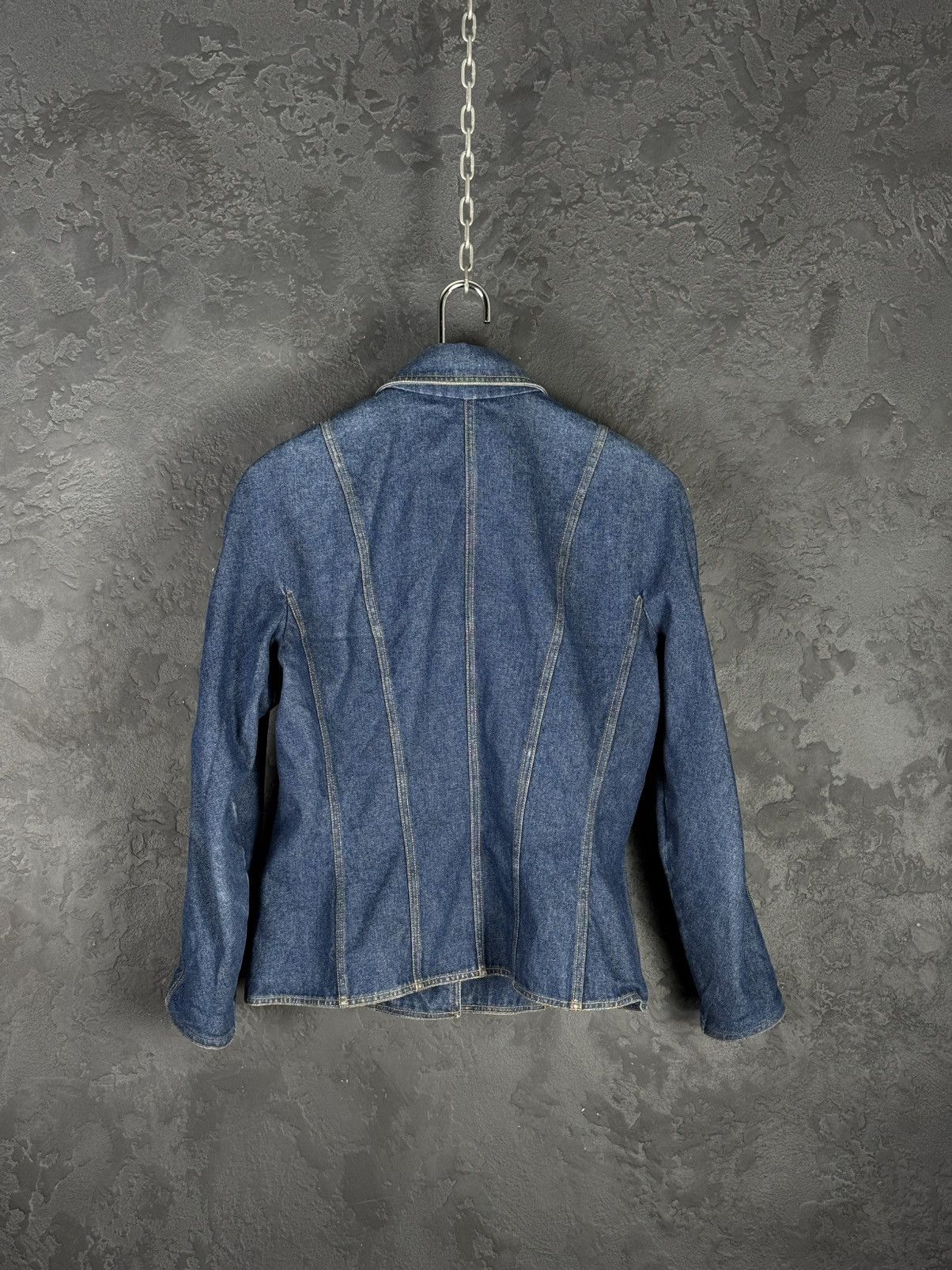 Dior Vintage CHRISTIAN DIOR BOUTIQUE Embroidered Denim Jacket Size M / US 6-8 / IT 42-44 - 10 Thumbnail