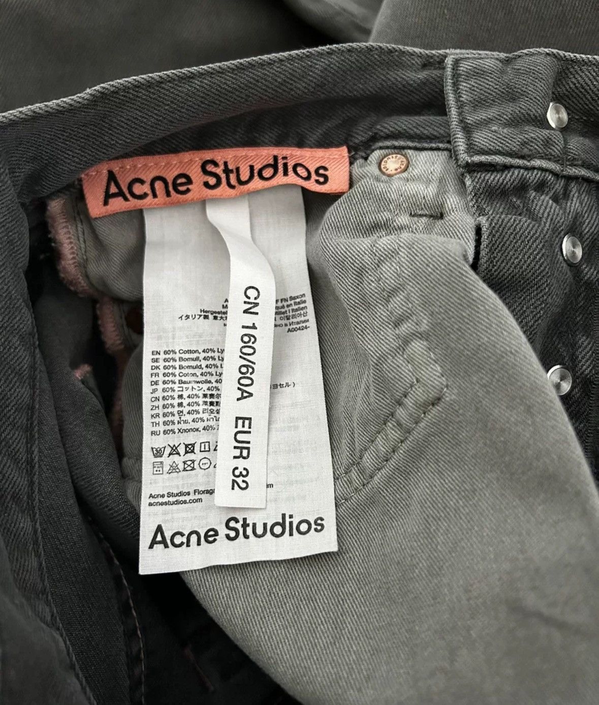 Acne Studios Acne studios Baggy jeans 2412-Nextarrow Size US 32 / EU 48 - 7 Thumbnail