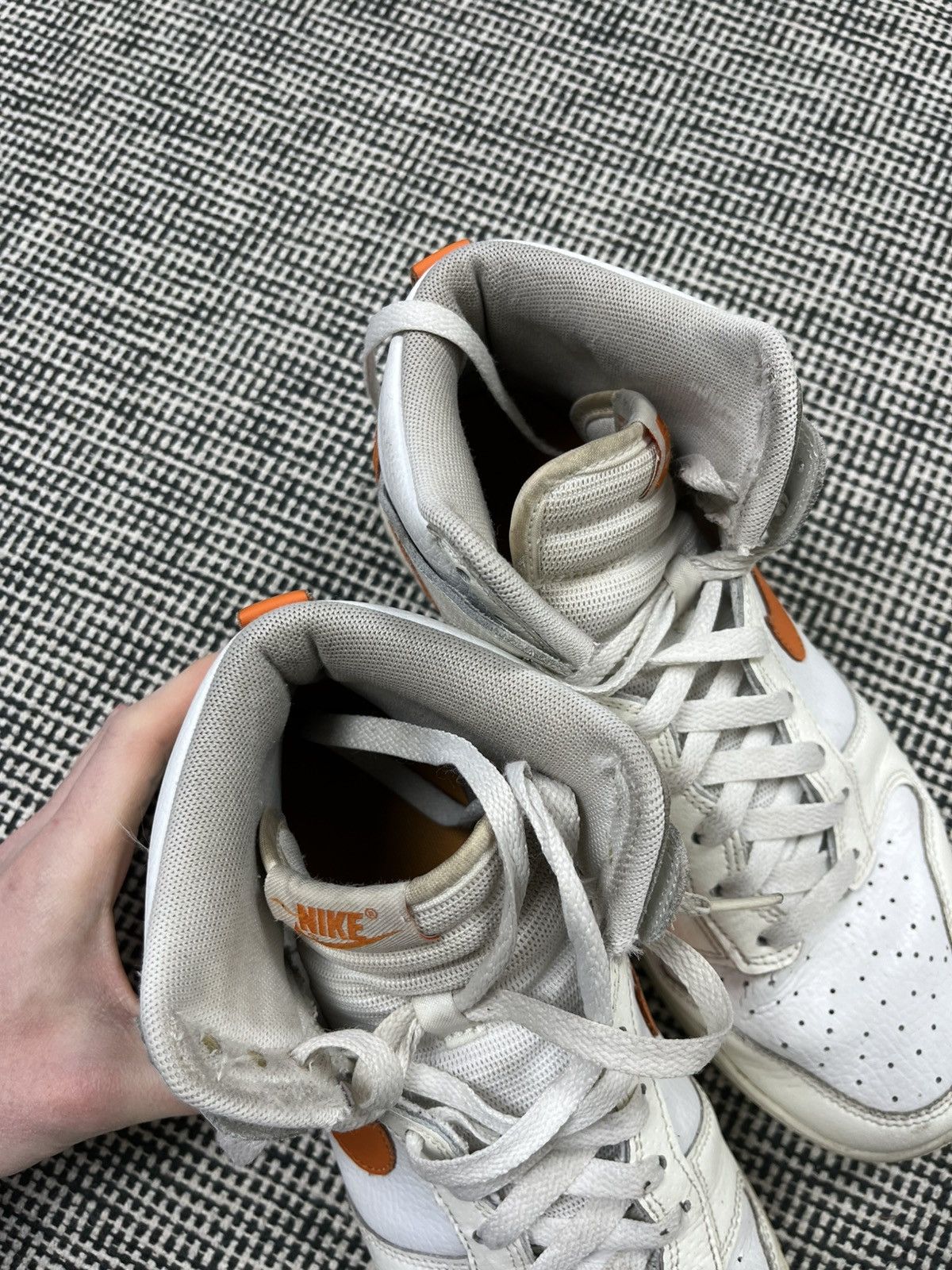 Nike Nike dunk high white magma orange Size US 8.5 / IT 38.5 - 6 Thumbnail