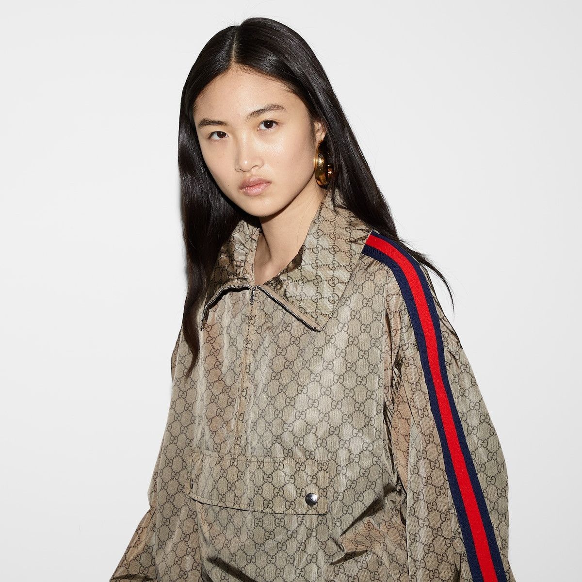 Gucci o1mt1gz0525 GG Nylon Jacket in Multicolor Size XL / US 12-14 / IT 48-50 - 6 Thumbnail
