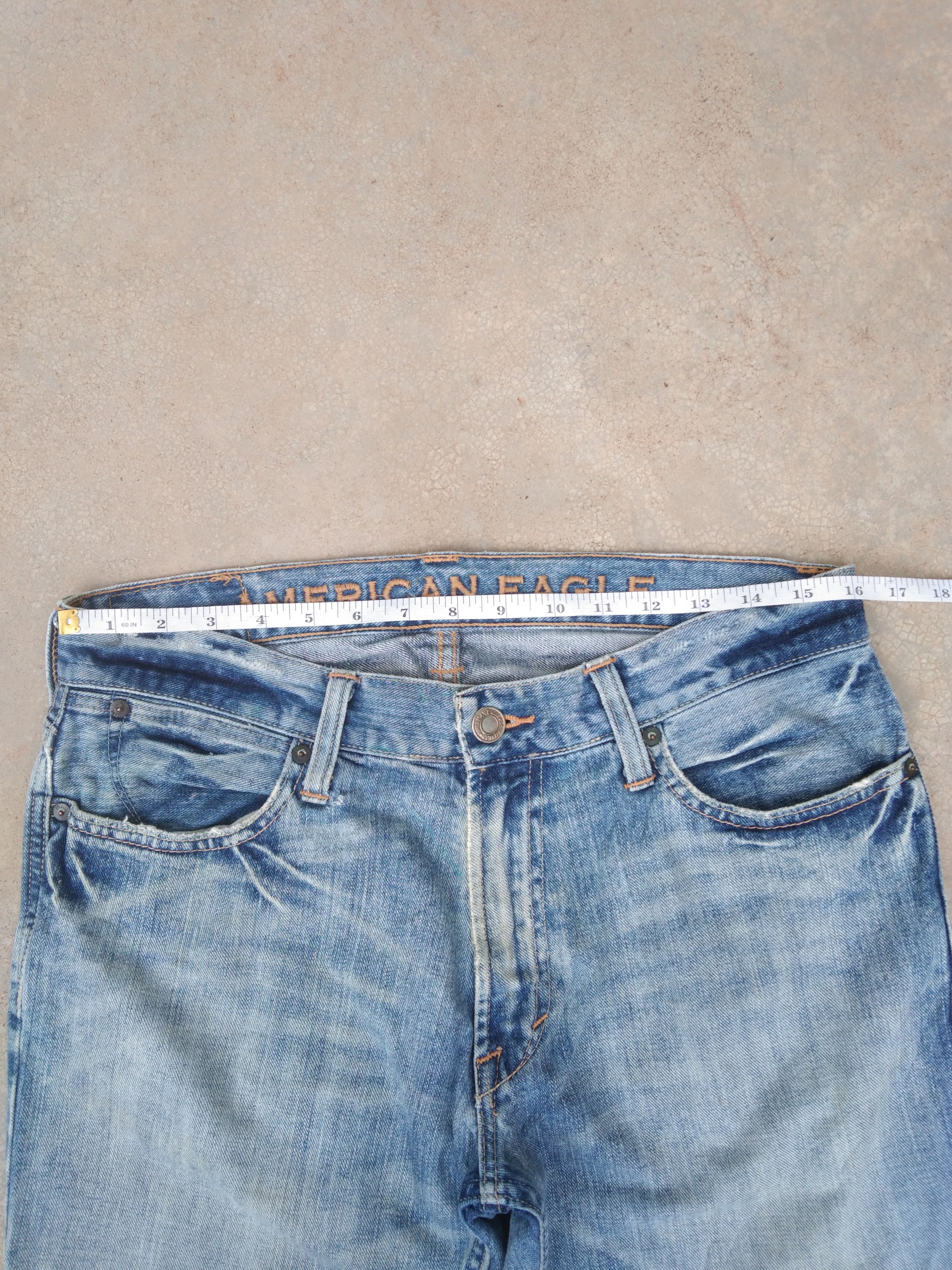 Japanese Brand Vtg Distressed American Eagle Boot Cut Flared Jeans 32x32 Size US 32 / EU 48 - 5 Thumbnail