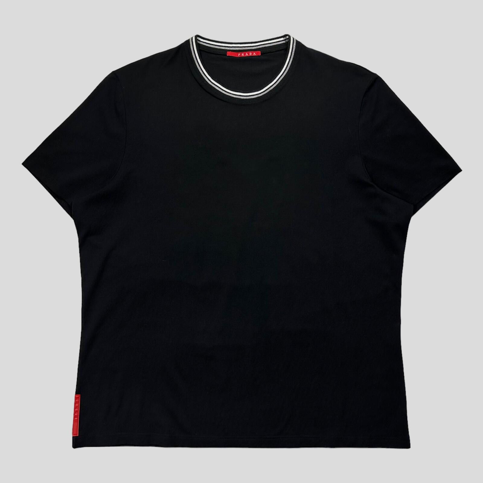 Prada Prada Sport 2007 Red Tab Ringer T-shirt - L Size US L / EU 52-54 / 3 - 1 Thumbnail