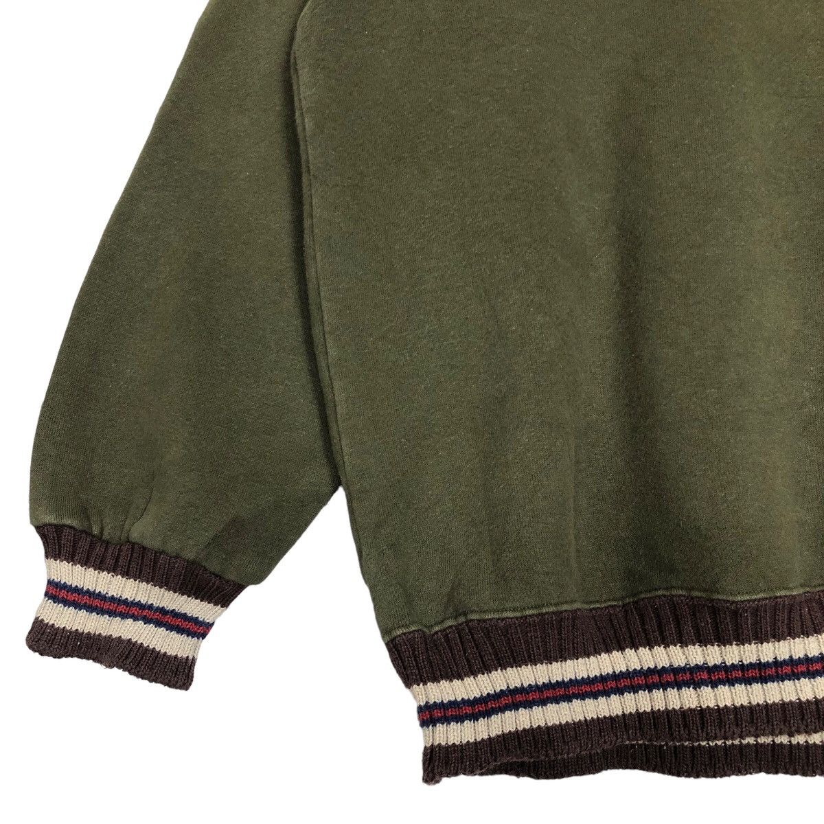C.P. Company Vintage 90s C.P. Company Crewneck Ringer Sweatshirt Big Logo Size M / US 6-8 / IT 42-44 - 4 Thumbnail
