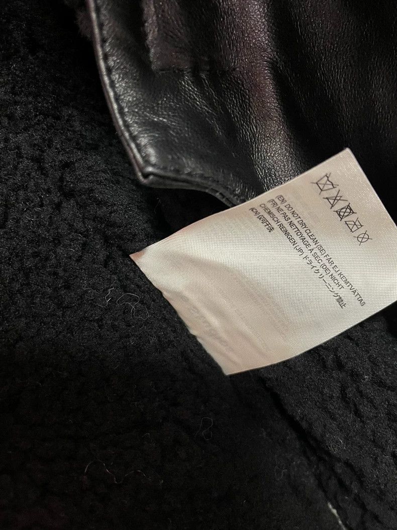 Acne Studios Acne Studios Black imported fur one-piece motorcycle jacke Size US XXS / EU 40 - 7 Thumbnail