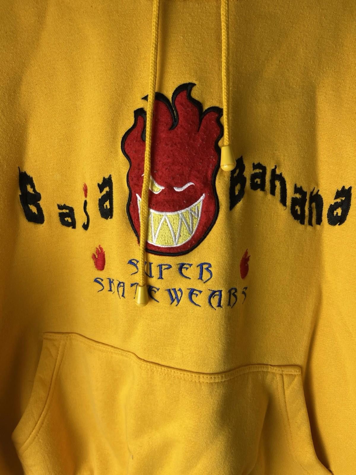 Independent Truck Co. Y2K Baja Banana Skate Hoodie Yellow Flame Size L Rare Size US L / EU 52-54 / 3 - 3 Thumbnail