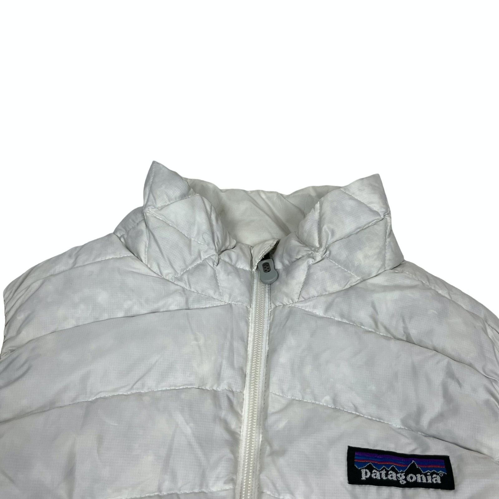 Patagonia Patagonia Women's White Full Zip Outdoor Puffer Vest XS Size XS / US 0-2 / IT 36-38 - 4 Thumbnail