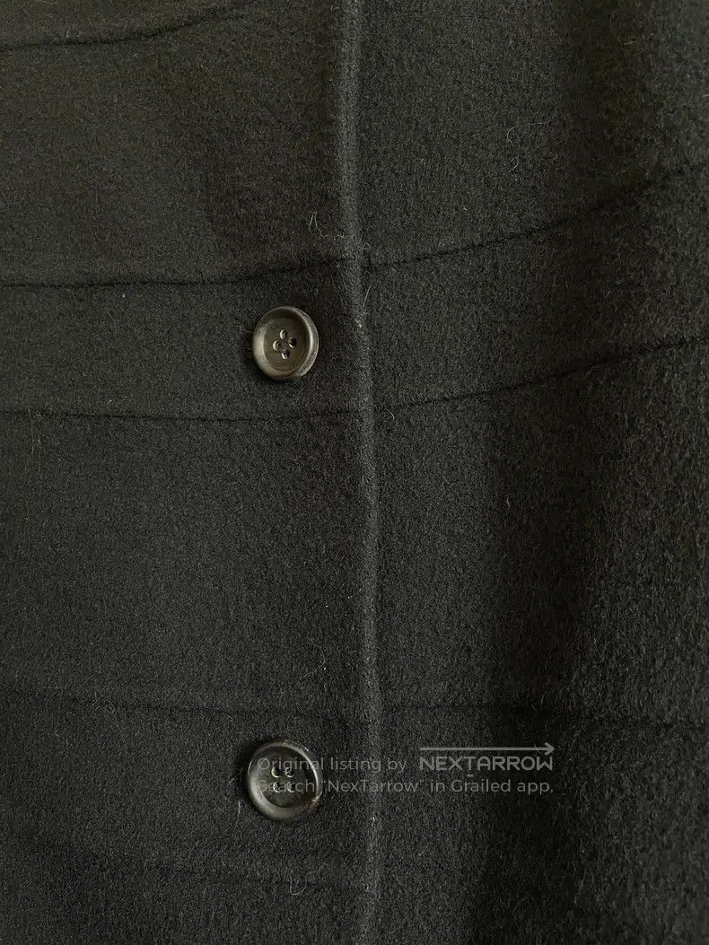 Issey Miyake Issey Miyake Black Wool Coat Jacket Size S / US 4 / IT 40 - 6 Thumbnail