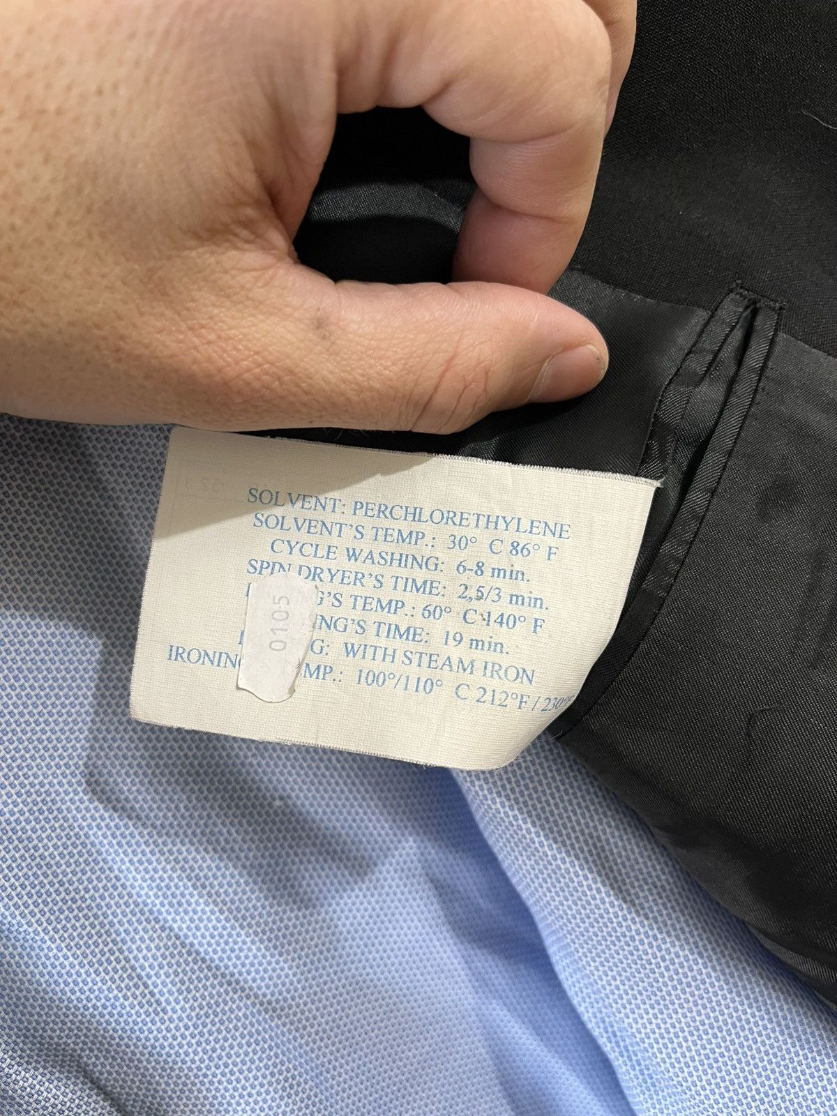 Ermenegildo Zegna Ermenegildo Zegna Men’s Wool Blazer Jacket Black 42 US Size 52S - 11 Thumbnail