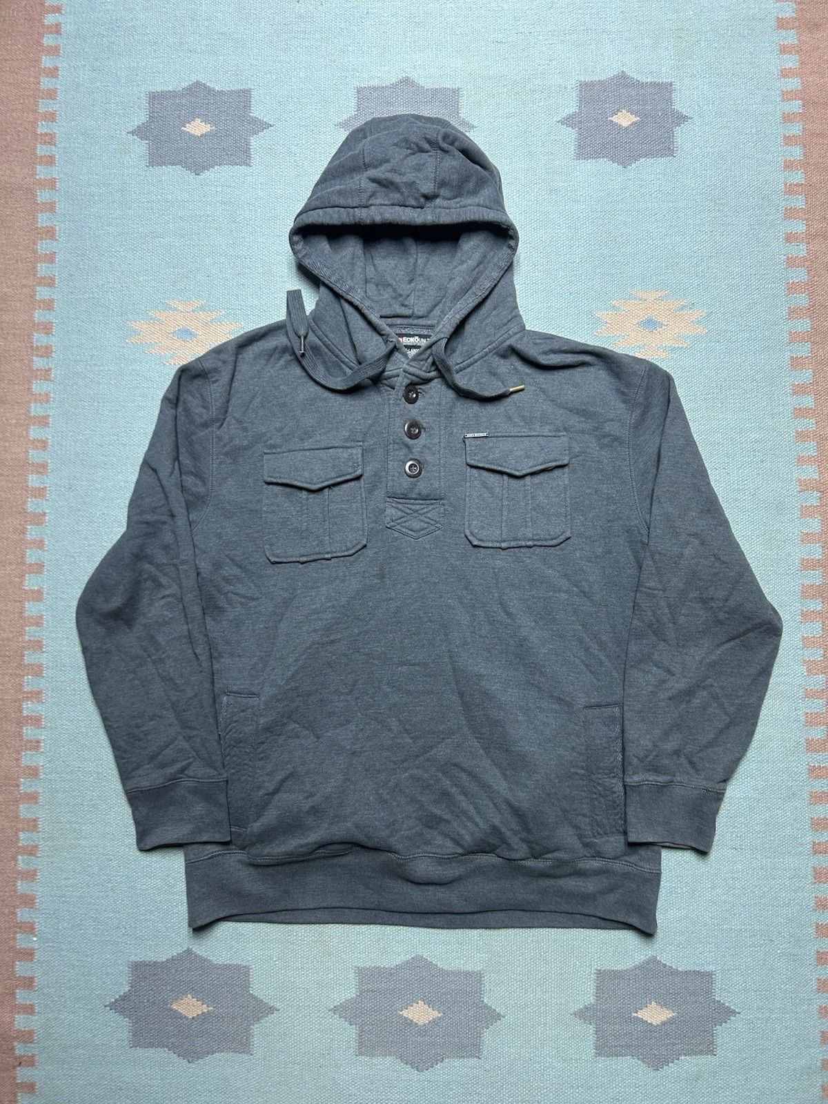 Levi's Vintage Clothing Vintage ecko unlimited hoodie Henley y2k streetwear adult XL Size US XL / EU 56 / 4 - 1 Thumbnail