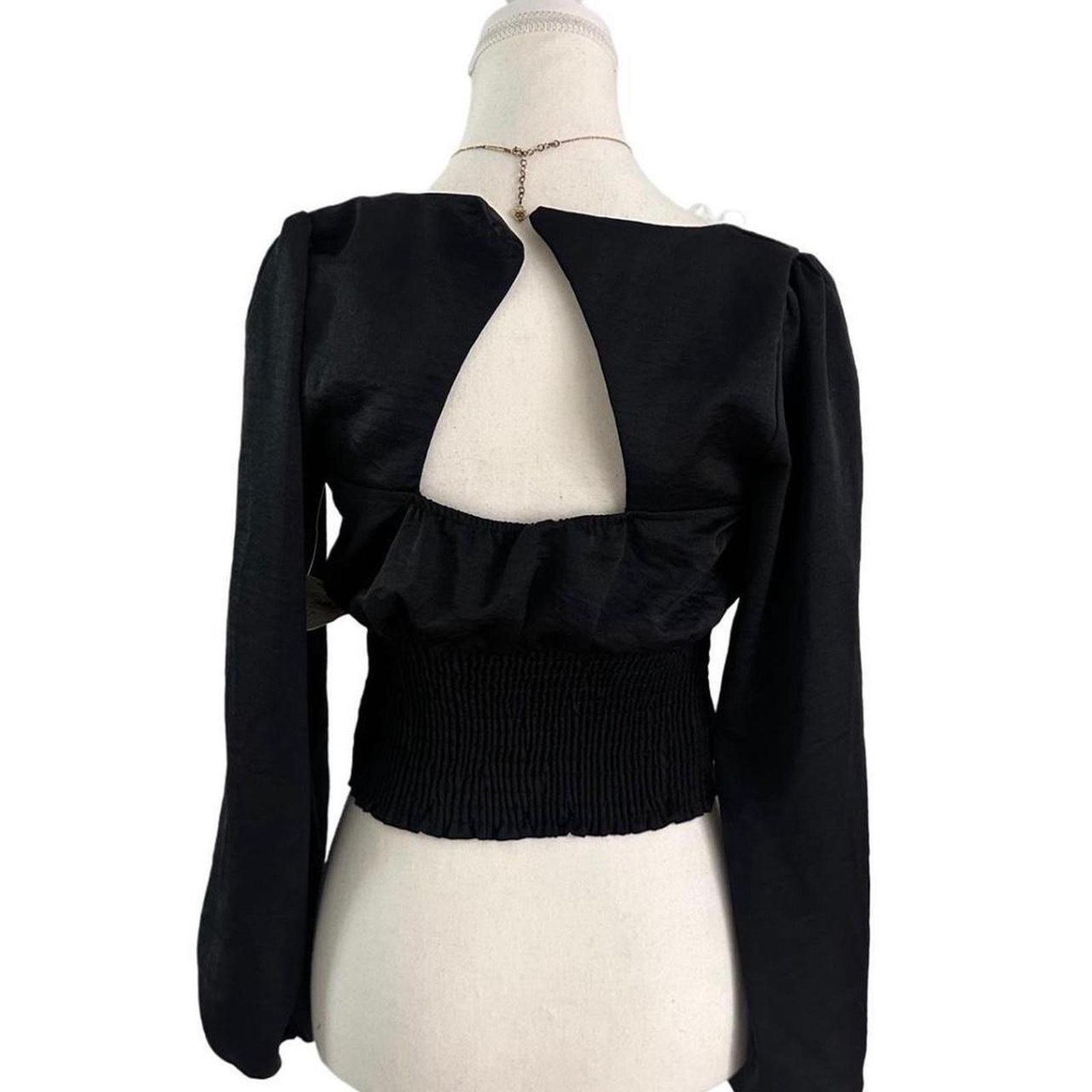 Other Altard State Black Going Out Top Womens size small NWT Size S / US 4 / IT 40 - 2 Thumbnail