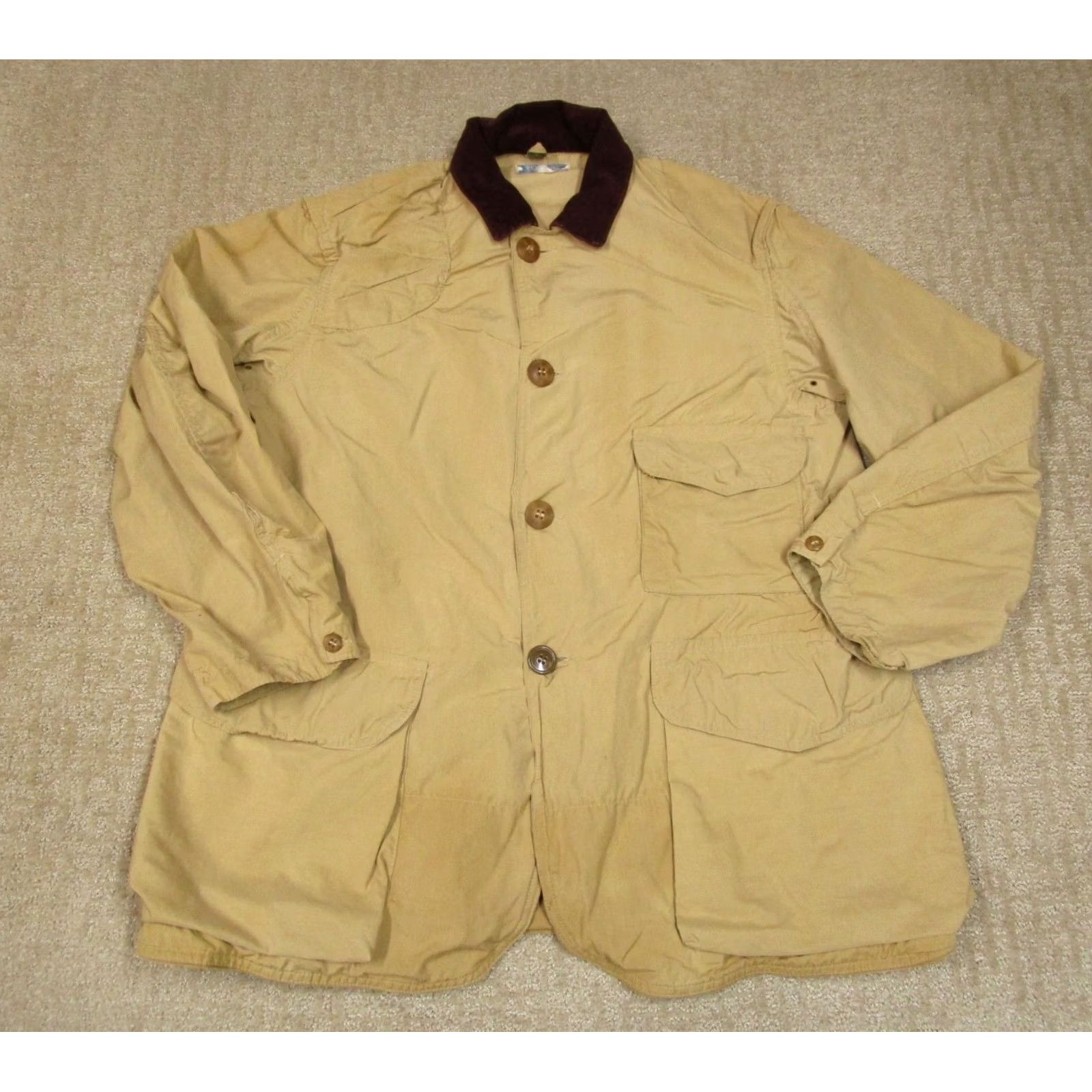 Vintage VINTAGE Roebuck & Co. Jacket Men L Brown Hunting 80s 90s USA Parka Size US L / EU 52-54 / 3 - 2 Thumbnail