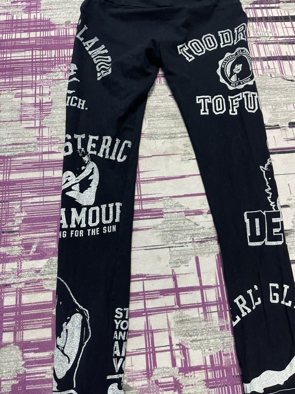 Hysteric Glamour HYSTERIC GLAMOUR DETROIT MICHIGAN LEGGINGS PANTS VERY RARE Size 28" / US 6 / IT 42 - 10 Thumbnail