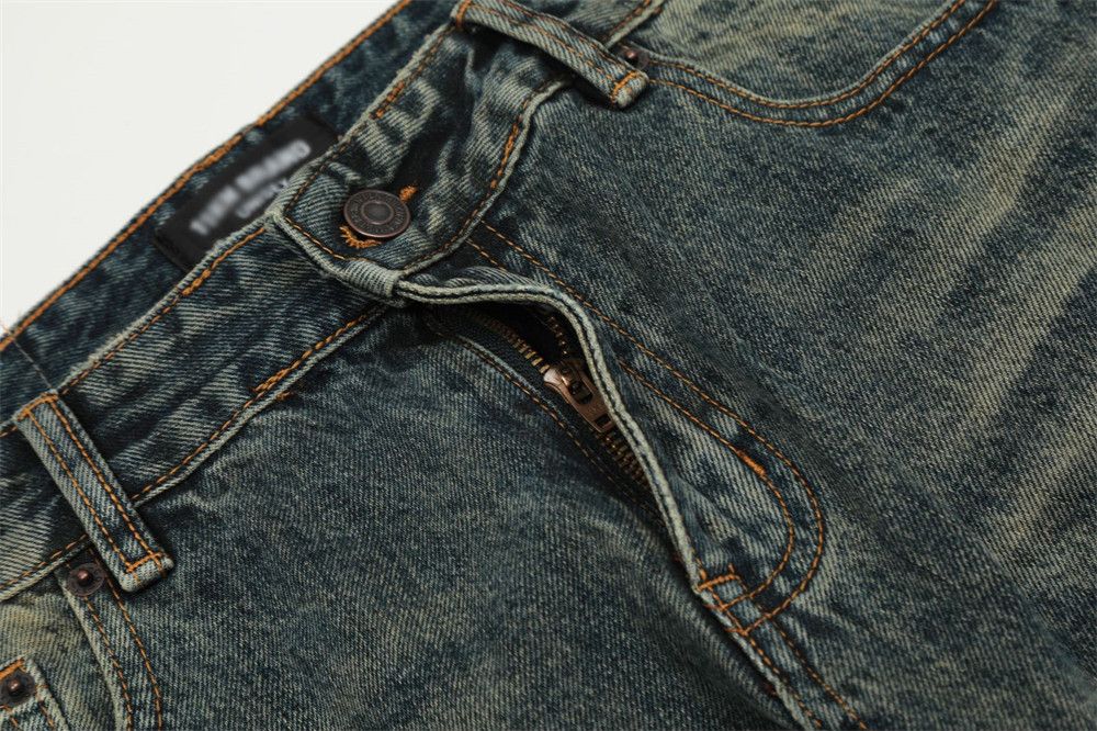 Japanese Brand × Jean Men's hippie trend distressed washed ripped flared jeans Size US 32 / EU 48 - 4 Thumbnail