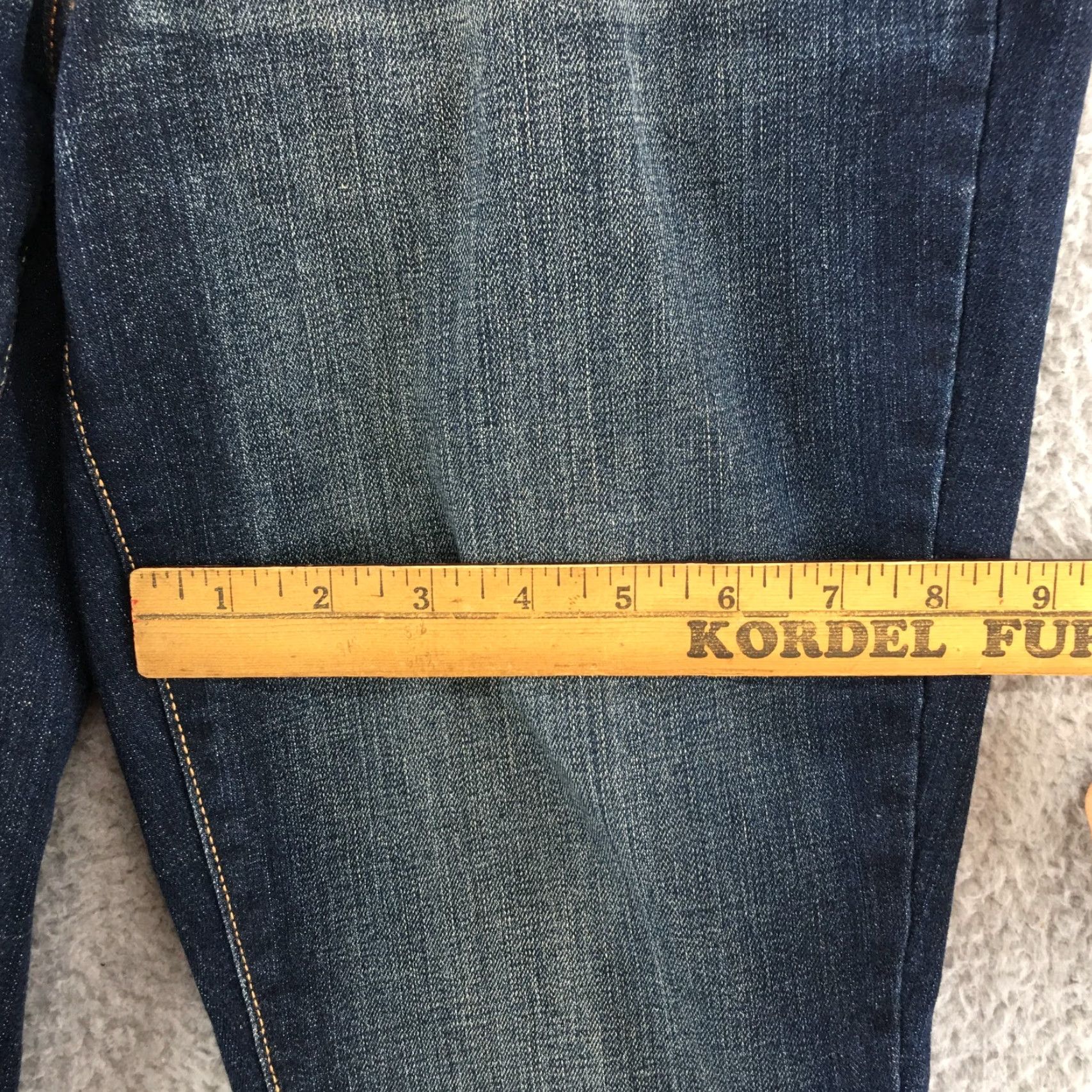 Old Navy Old Navy The Sweet Heart Skinny Jeans Womens 4 Long Blue Dark Wash 5 Pockets Size 27" / US 4 / IT 40 - 6 Thumbnail