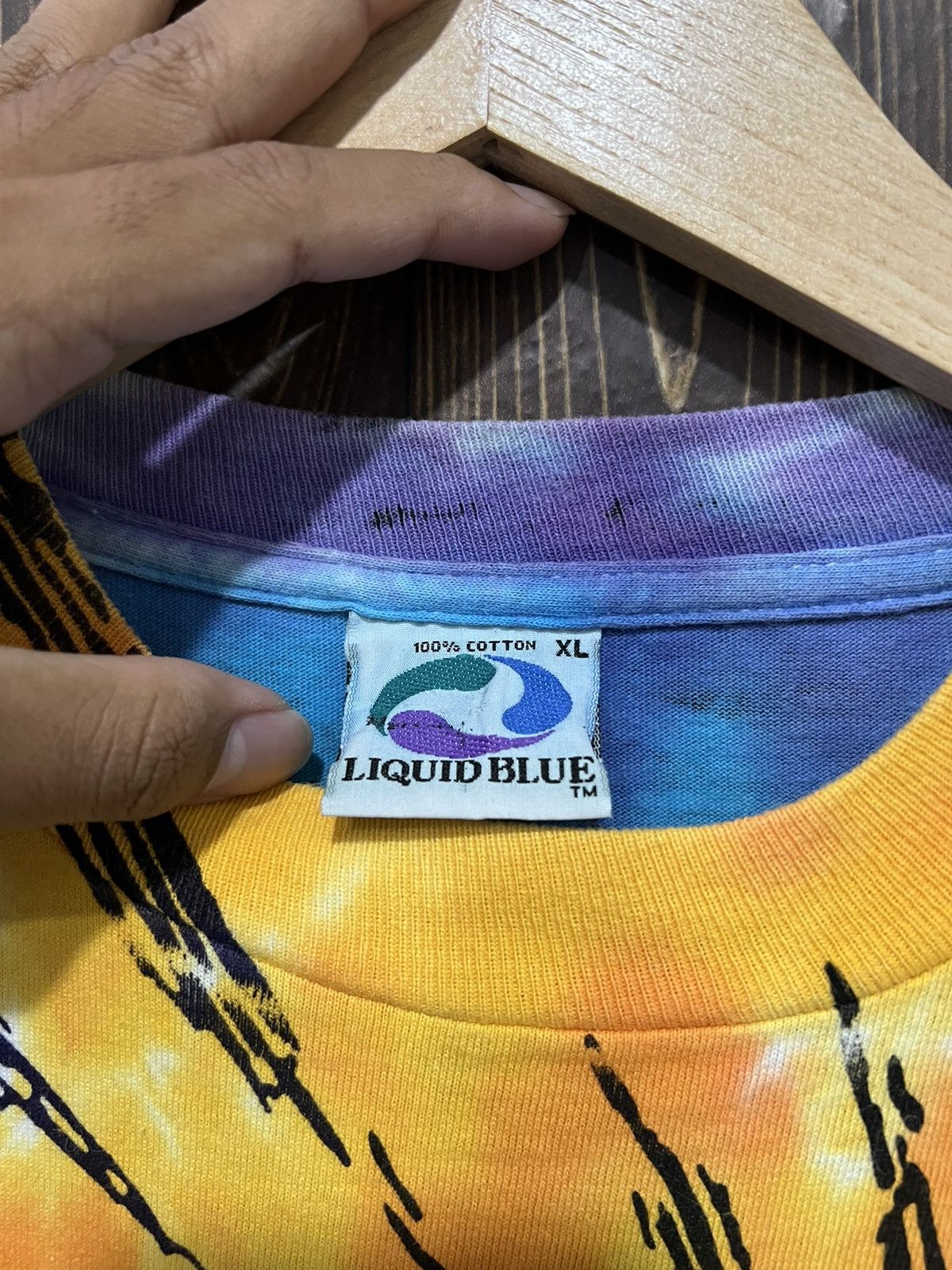 Liquid Blue × Vintage Vintage 90s Liquid Blue Sun N Moon Fullprint Tshirt Size US L / EU 52-54 / 3 - 8 Thumbnail