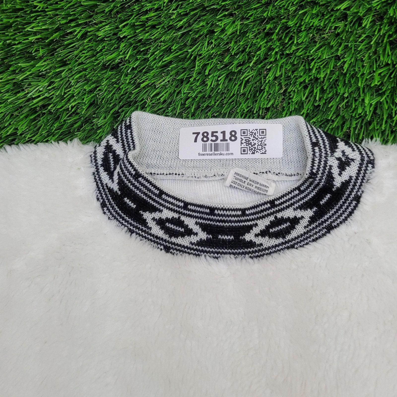 Vintage VTG Parrinello Tribal Fuzzy Sweatshirt Womens XL 24x23 Baggy Size XL / US 12-14 / IT 48-50 - 2 Thumbnail
