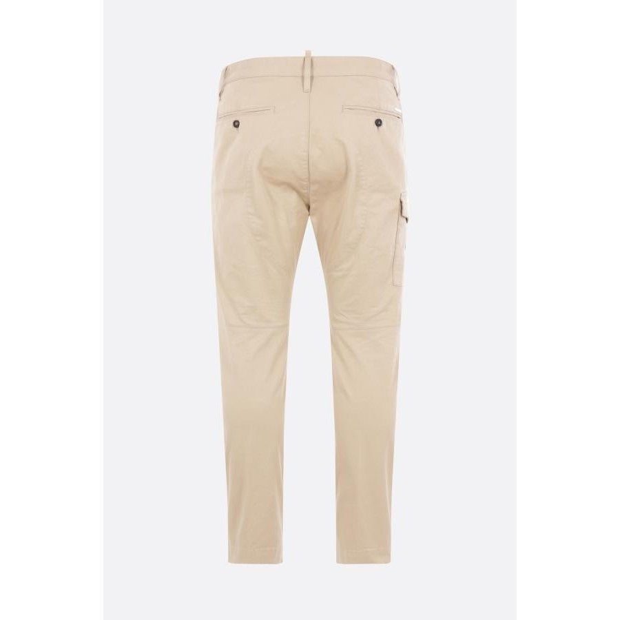 Dsquared2 DSQUARED2 Beige Drill Cargo Trousers New & Authentic (Men's Size US 34 / EU 50 - 2 Thumbnail
