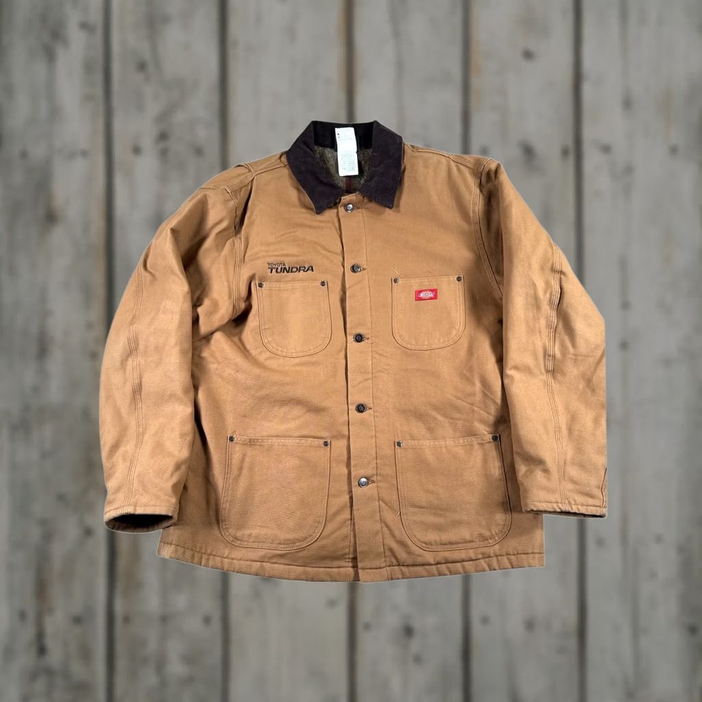 Dickies VTG Dickies Detroit Style Jacket Bomber Mens XL Brown Canvas Quilted Lined 90s Outdoor Workwear Size US XL / EU 56 / 4 - 1 Thumbnail
