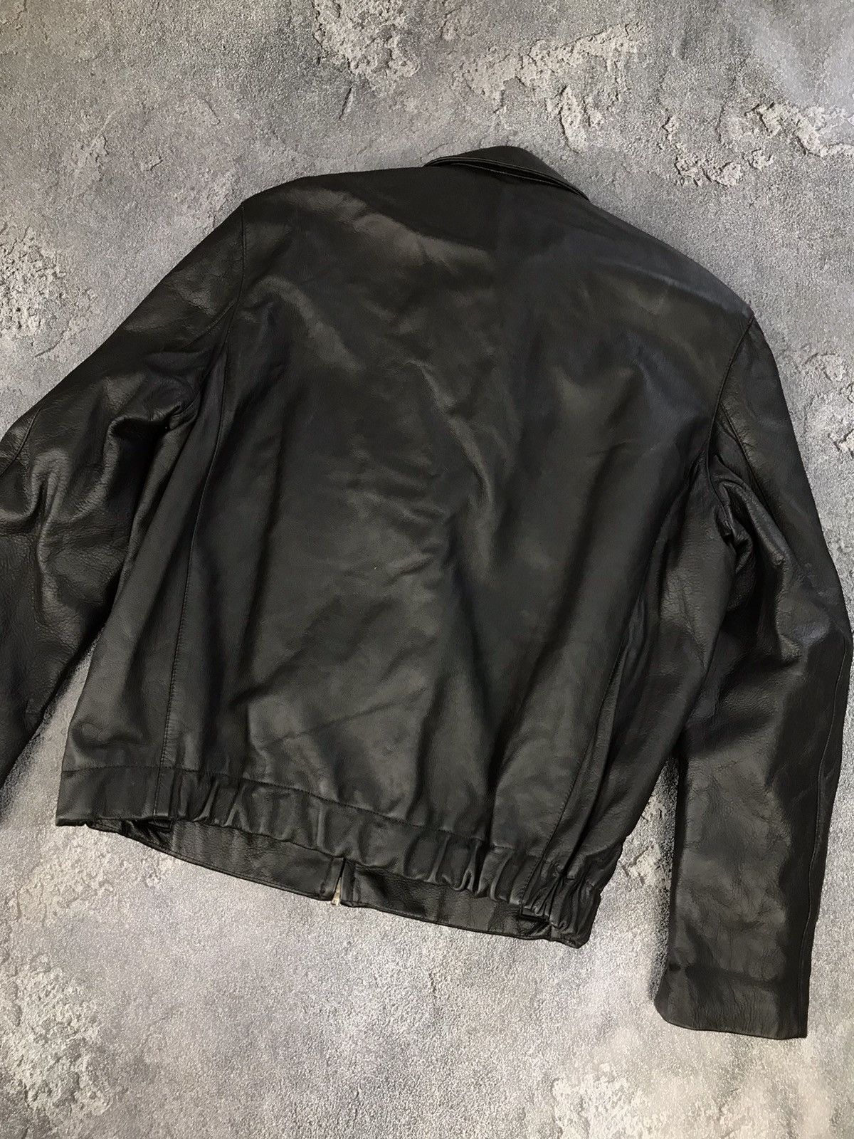 Vintage R.G.A Reportage Real Leather Flying Zip Up Jacket,Bomber Size US M / EU 48-50 / 2 - 10 Thumbnail