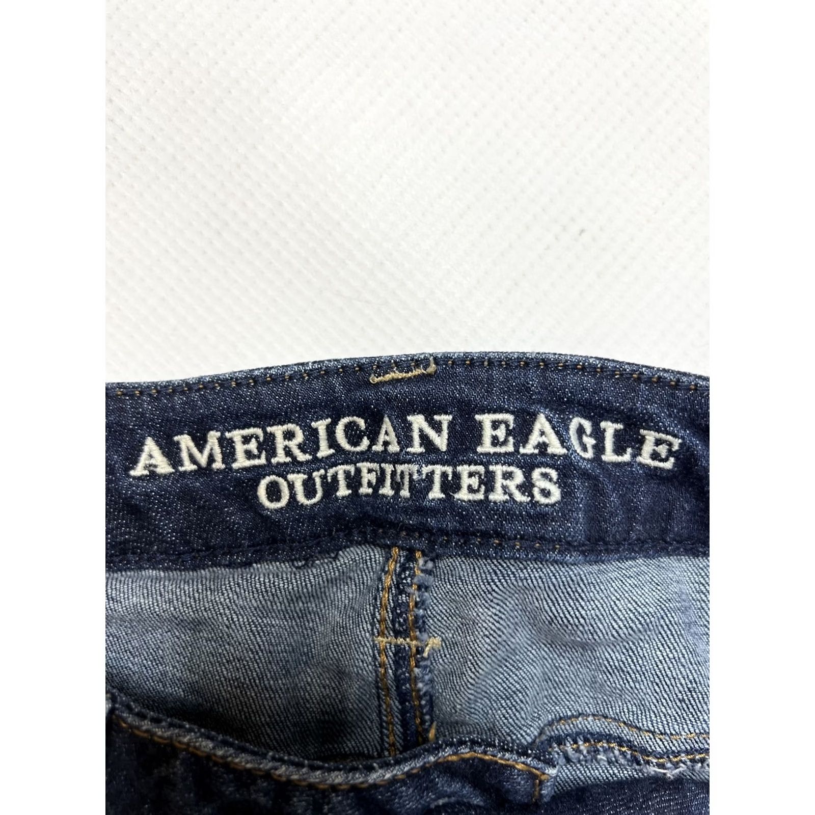 American Eagle Outfitters American Eagle AEO Super Stretch Low Rise Jegging Regular Size 6 DENIM Destroyed Size 28" / US 6 / IT 42 - 6 Thumbnail