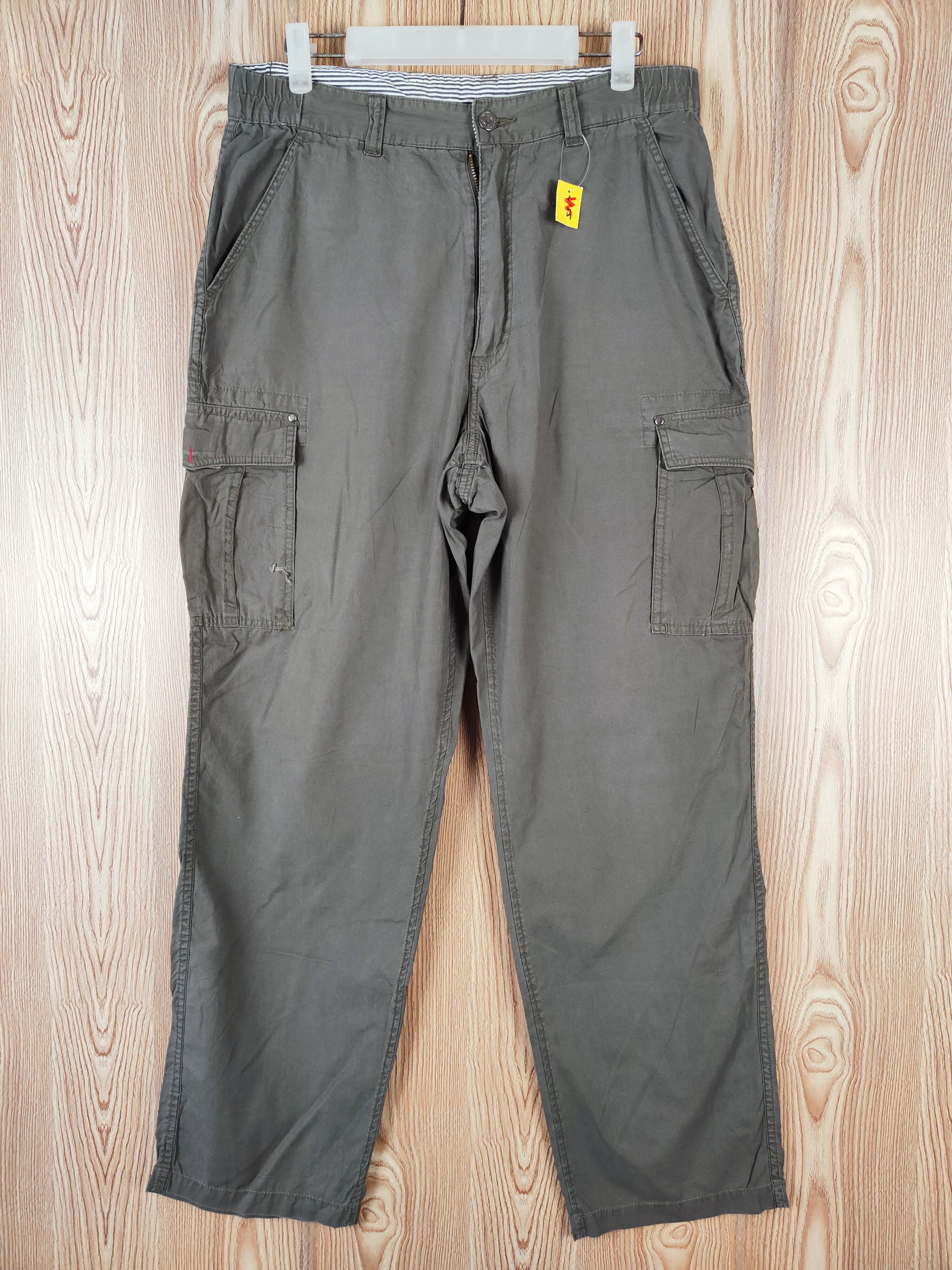 Japanese Brand Evenriver Olive Multipocket Tactical Cargo Pants #W327 Size US 33 - 1 Thumbnail
